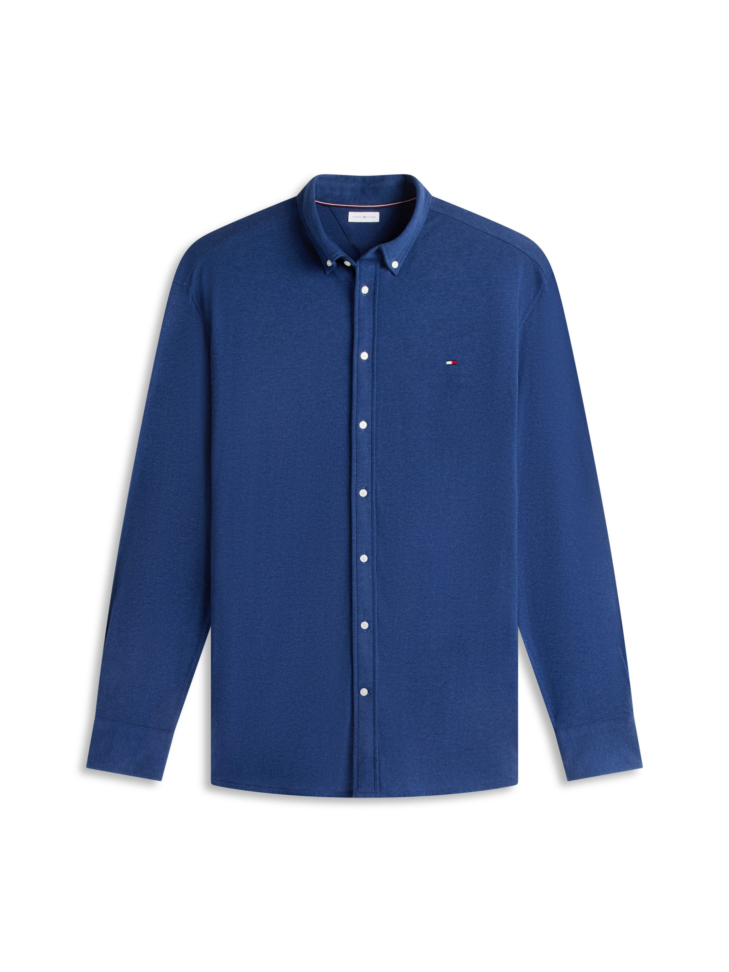 Tommy Hilfiger Big & Tall Langarmhemd BT-KNIT PIQUE FEATHERWEIGHT SLIMFIT Große Größen – Bild 5 von 5