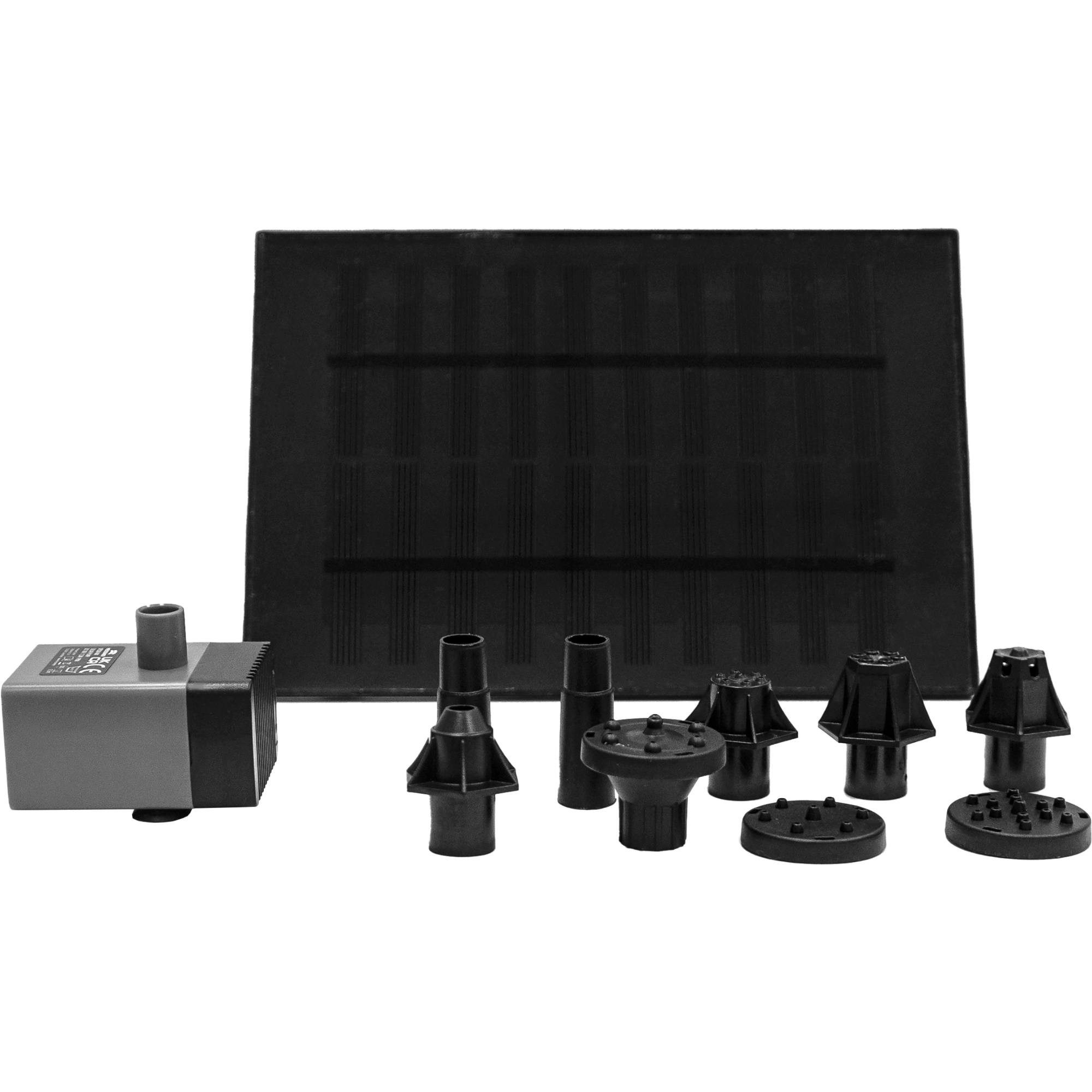 Heissner Springbrunnenpumpe Heissner SOLAR Wasserspielpumpen-Set 250 l/h
