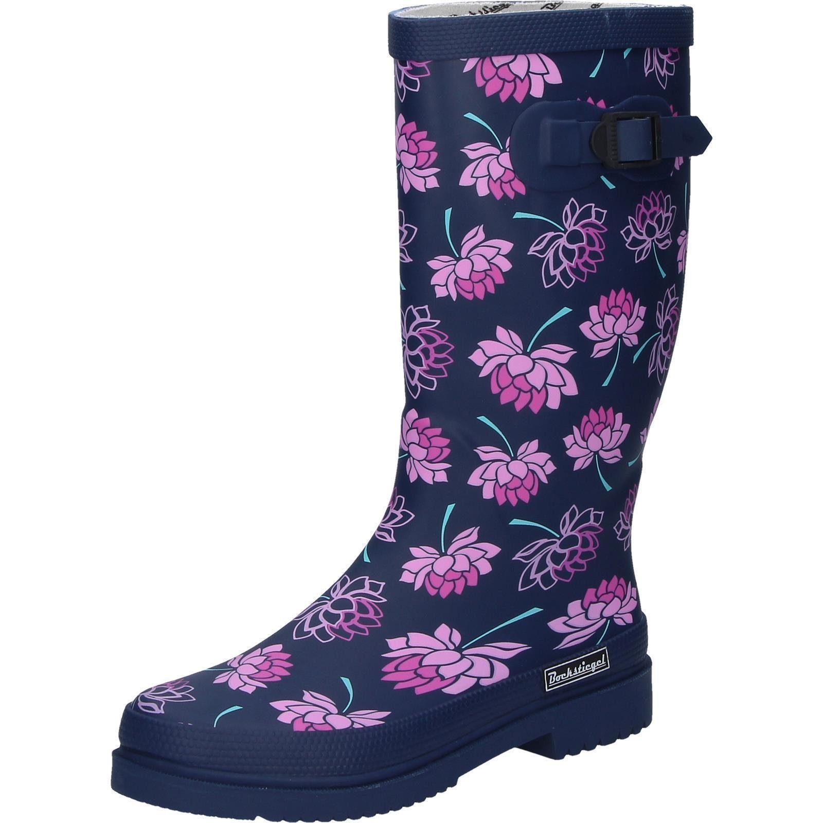Bockstiegel Damen Regenstiefel Lena dunkelblau/multi Резиновые сапоги