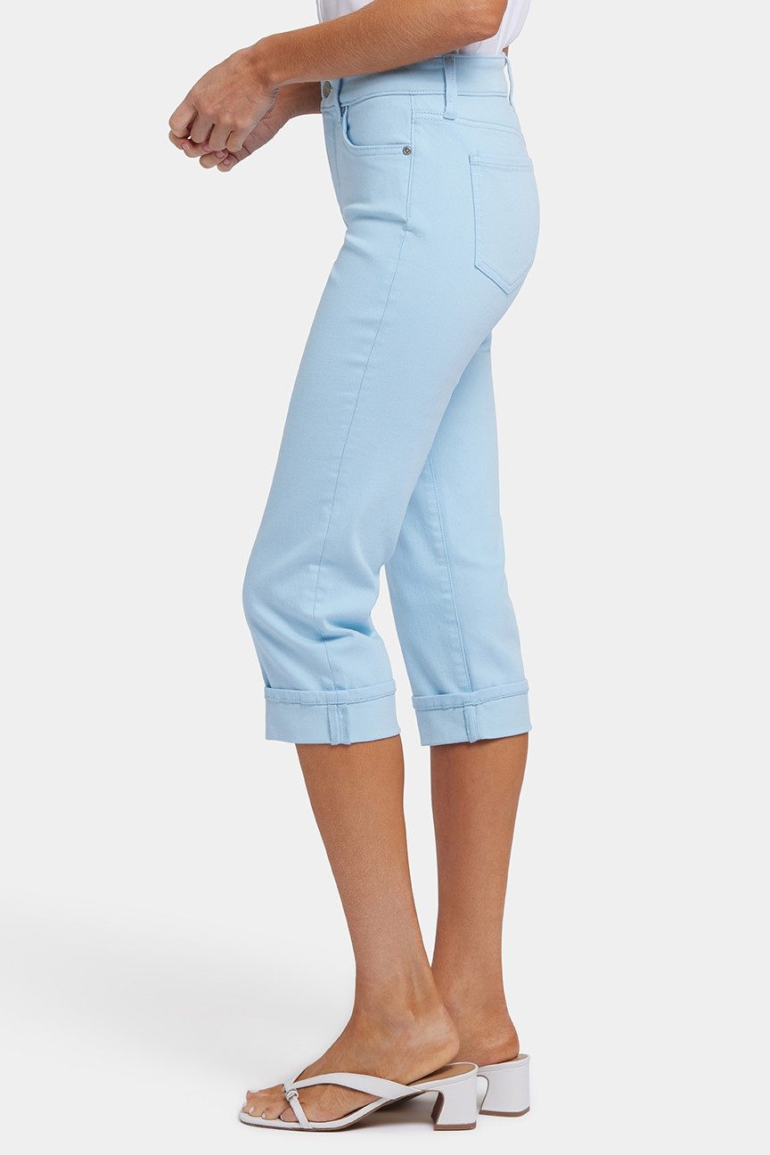 NYDJ Straight-Jeans Marilyn Straight Crop Jeans in Cool Embrace® Denim