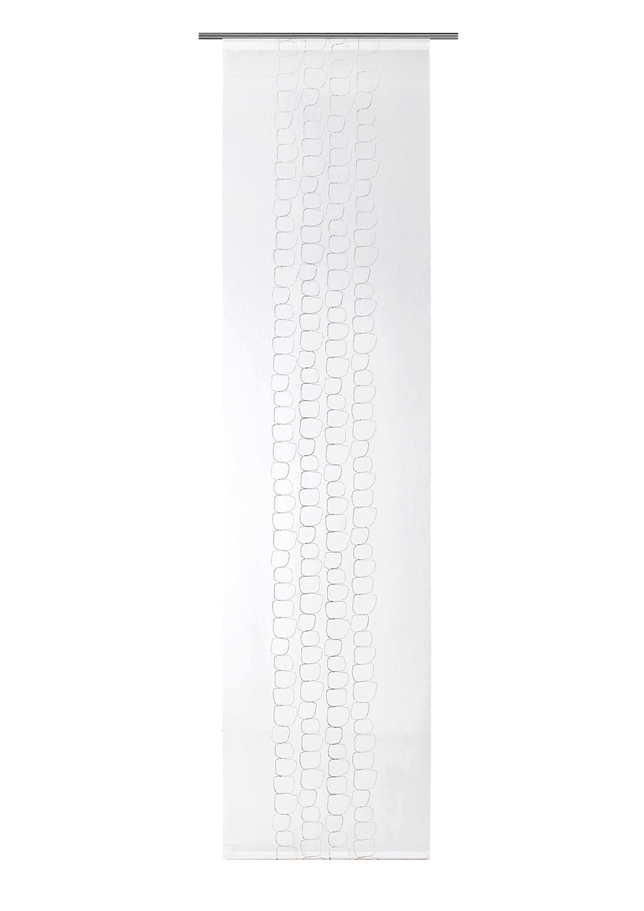 Verdi Schiebegardine Schiebevorhang Anea 60 x 245 cm (1 St), verdeckte Schlaufen, halbtransparent