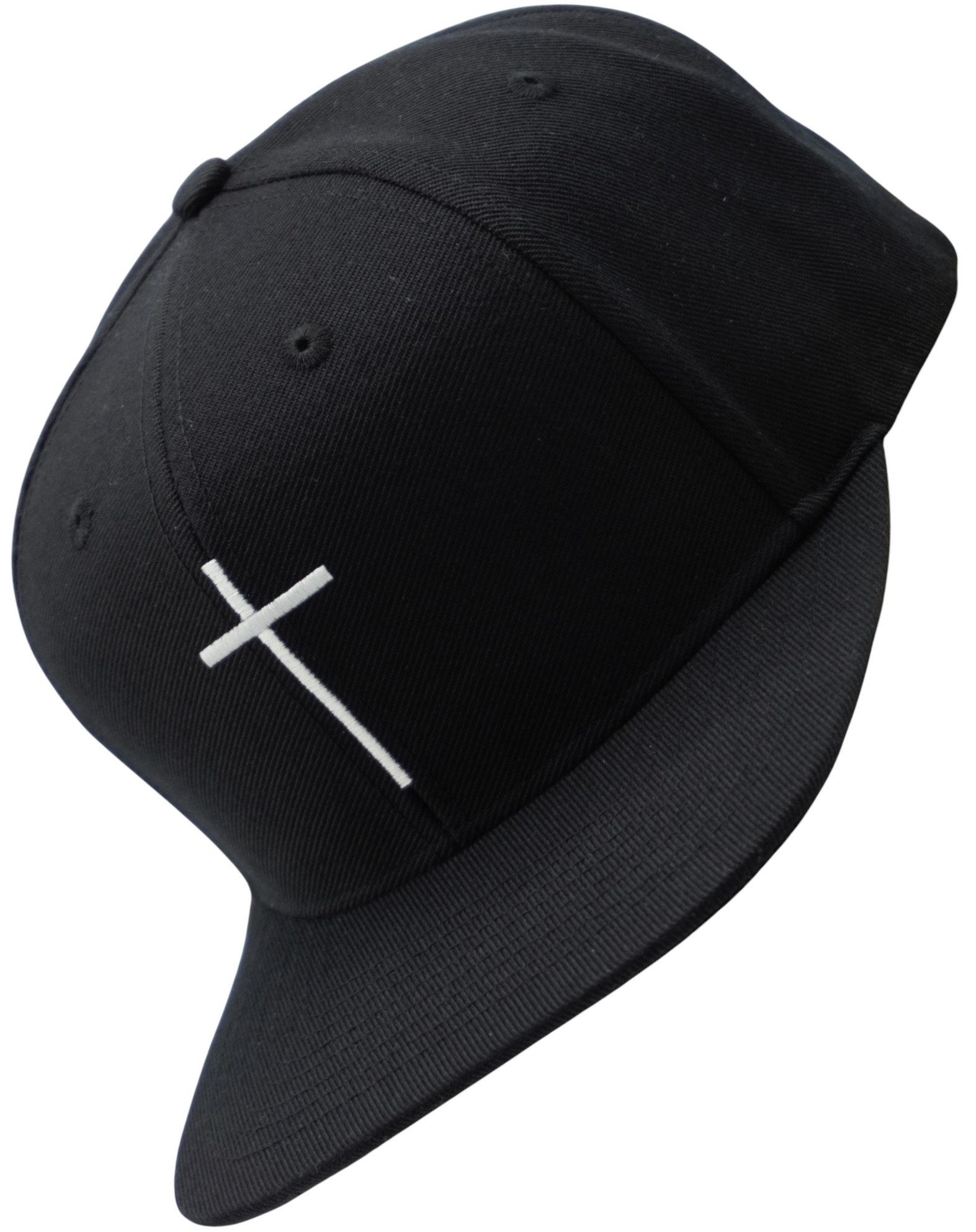 Bexxwell Snapback Cap mit Kreuz-Stickerei (optimale Passform, Unisex)