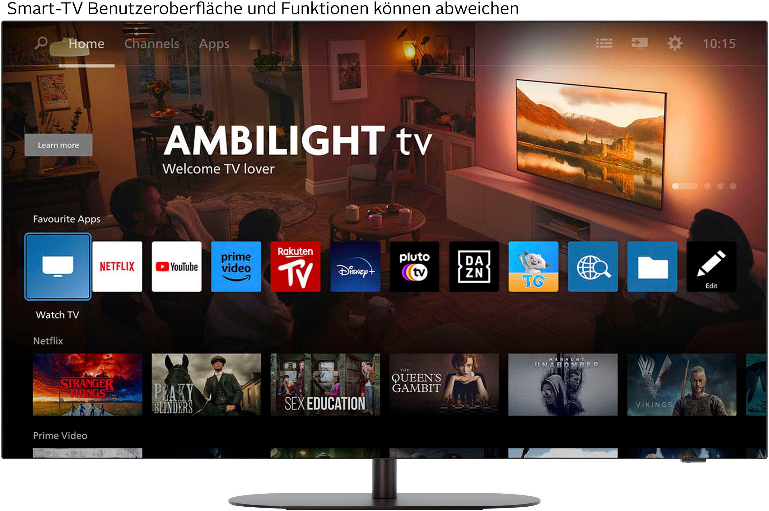 Philips 65OLED810 LED-Fernseher (164 cm/65 Zoll, 4K Ultra HD, Google TV, Smart-TV)
