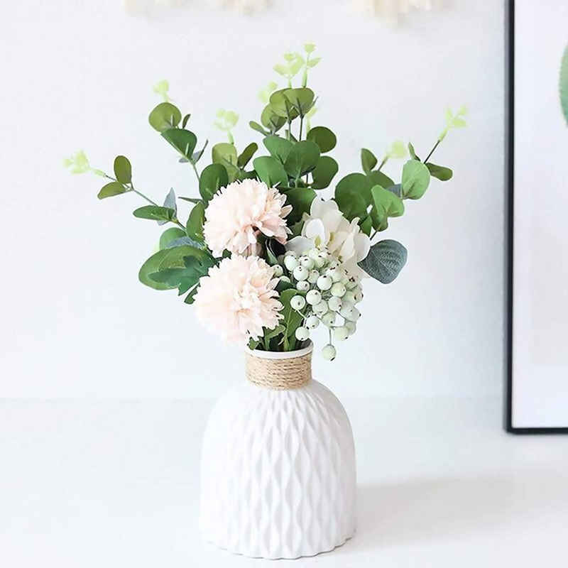 Jormftte Dekovase Moderne Blumenvasen, Kunststoff Vasen (Verpackung, 1* Vase), Hergestellt aus Kunststoff