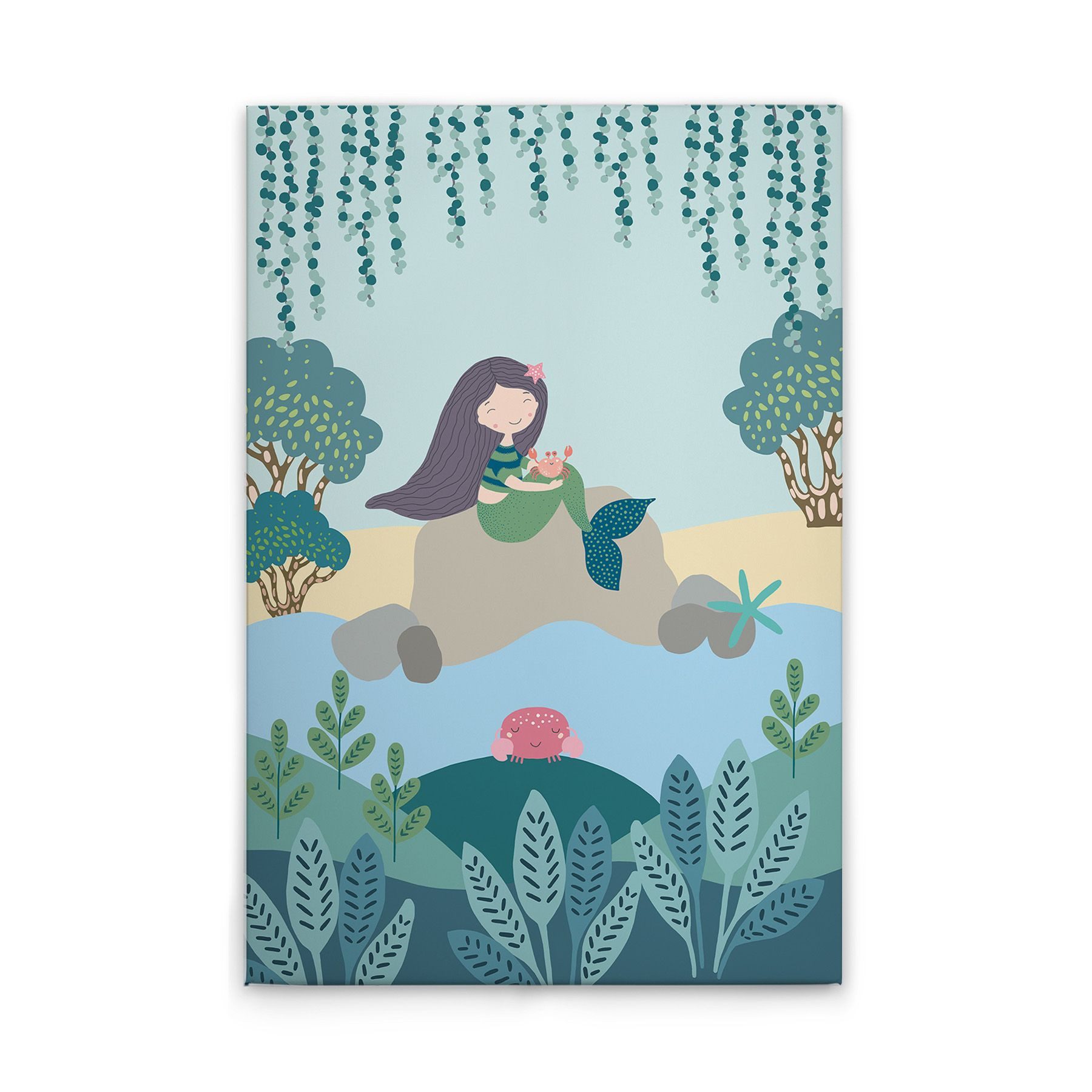 Tadessi Leinwandbild Meerjungfrau - Kunstdruck - M1-No.50585, Fantasy