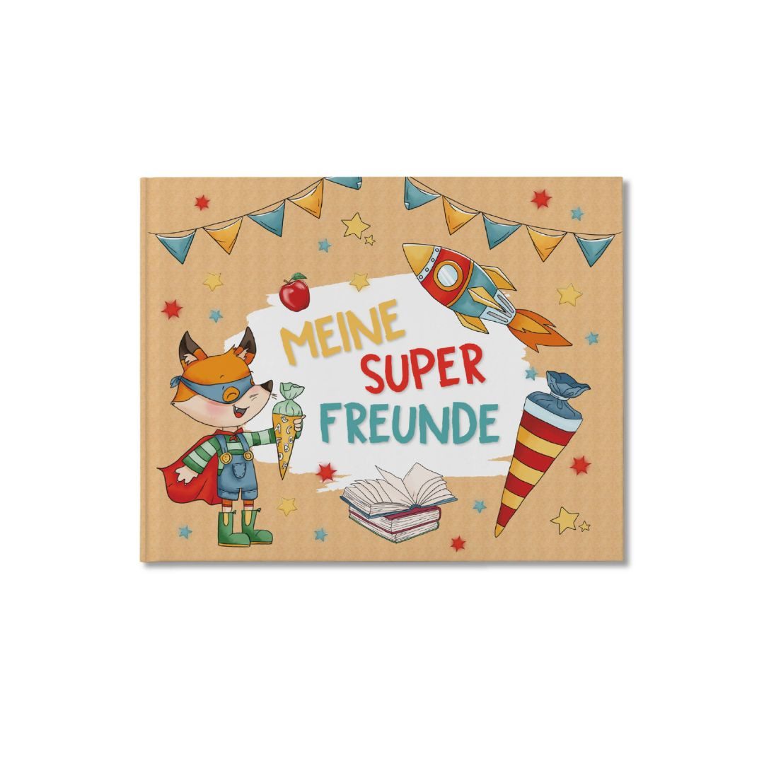 suebidou Poesiealbum Freundebuch 'Meine Superfreunde', nachhaltig, kreativ