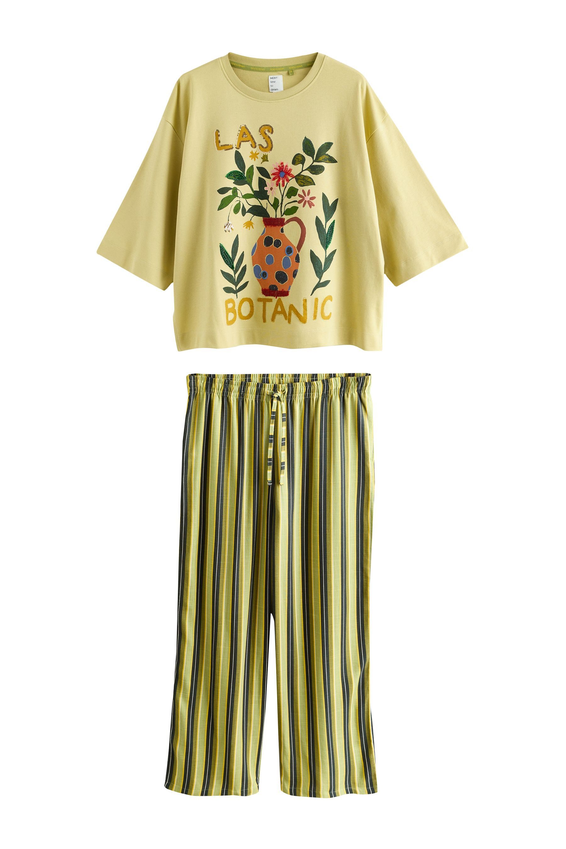 Pyjama Kurzärmeliger Jersey-Schlafanzug mit Grafik