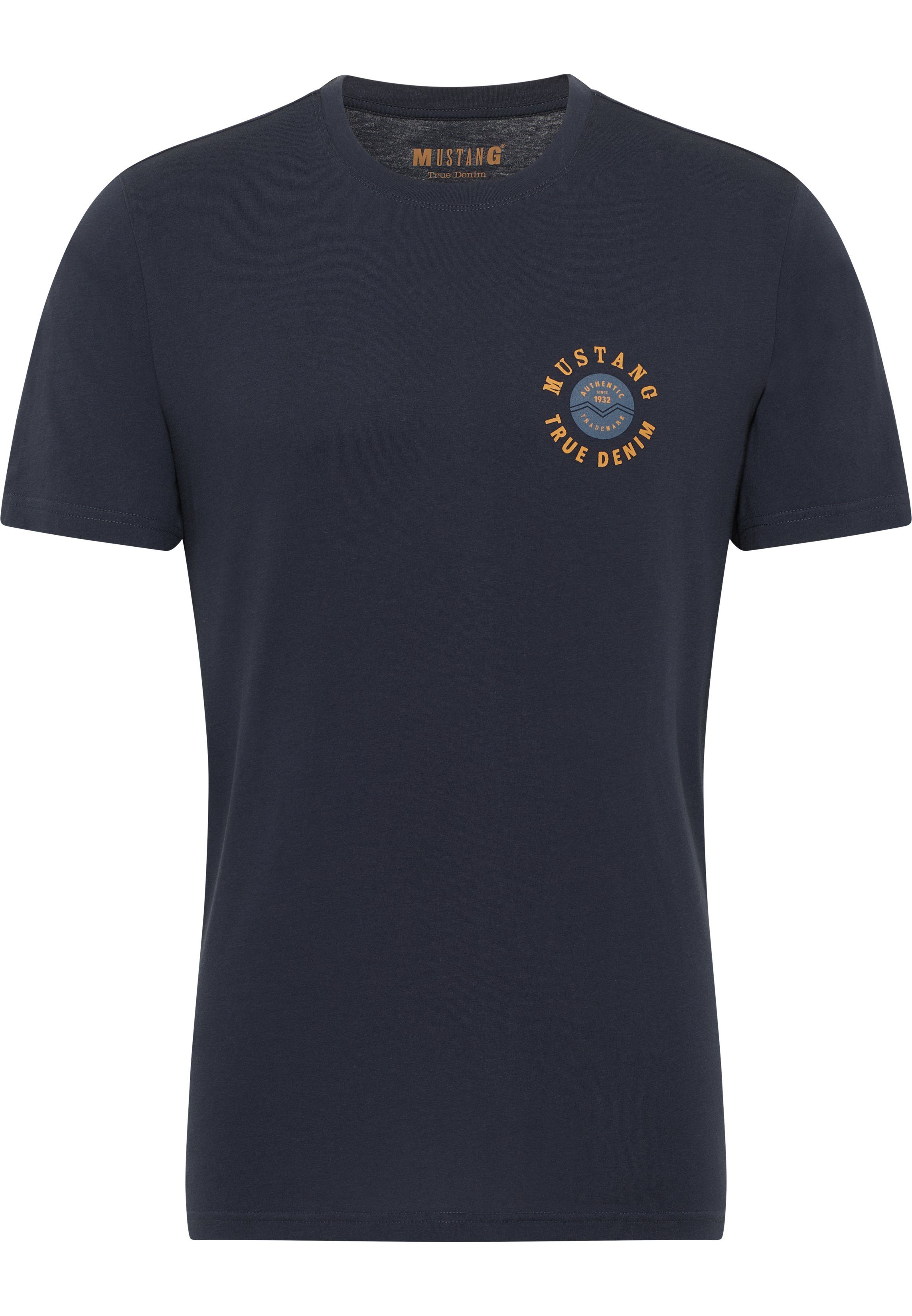 MUSTANG blau C Alex Style T-Shirt Print