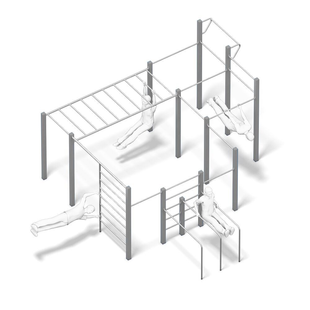 Kraftstation Calisthenics-Anlage Allround