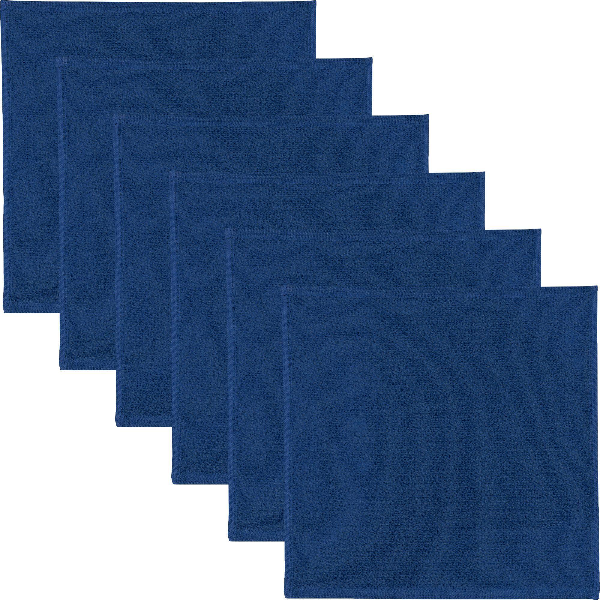 Erwin Müller Geschirrtuch Spültuch 6er-Pack, Baumwolle Uni