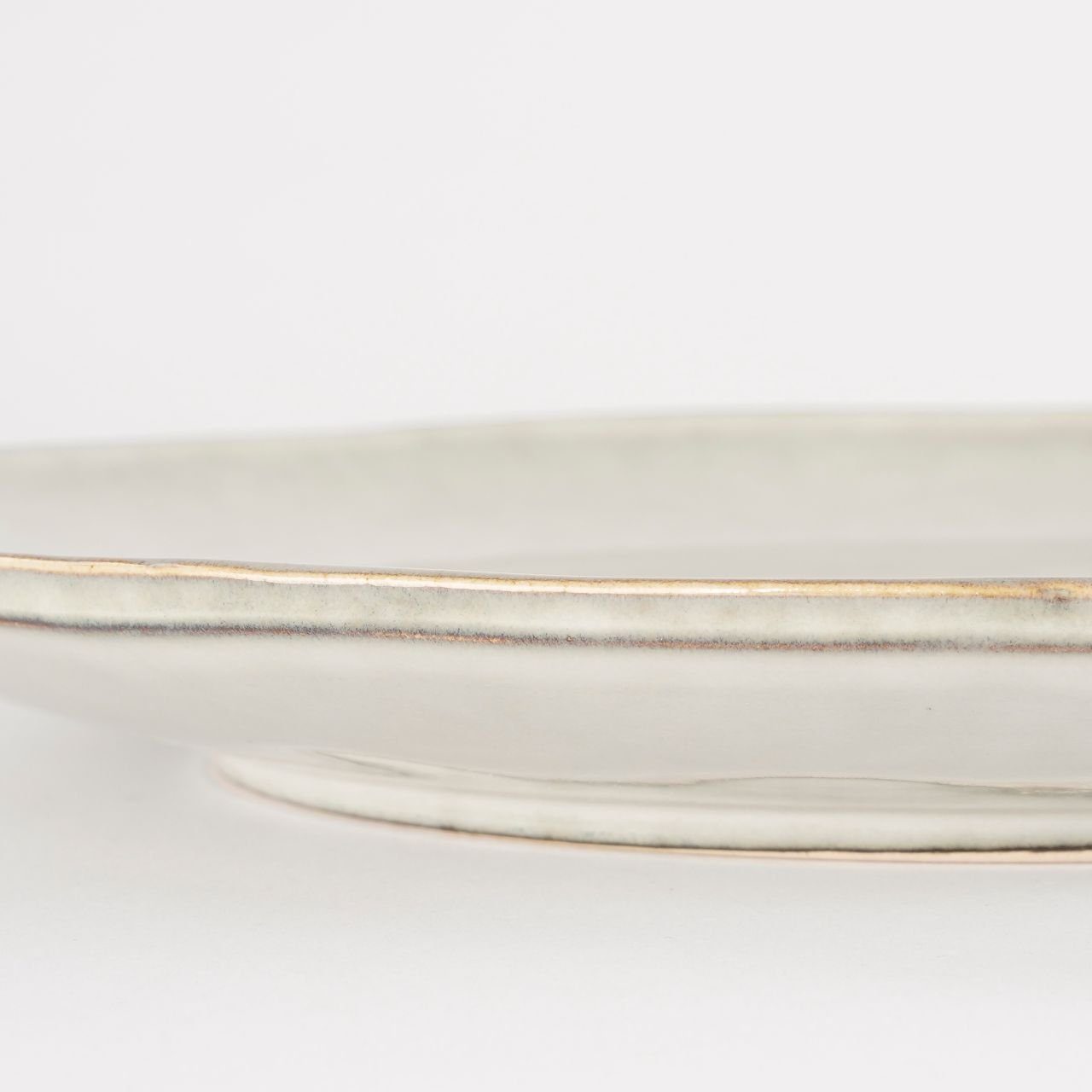 Mica Decorations Speiseteller Mica Essteller Tabo grau, Ø 26,5 cm x 3 cm
