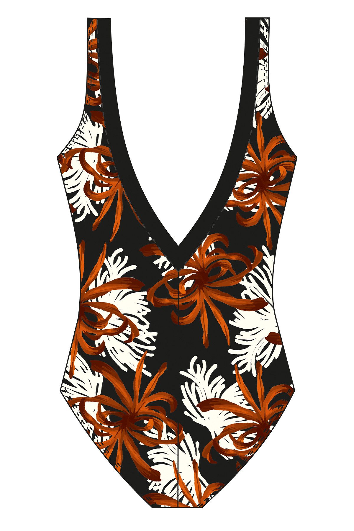 Fashy Badeanzug Damen Badeanzug WIE ABBILDUNG