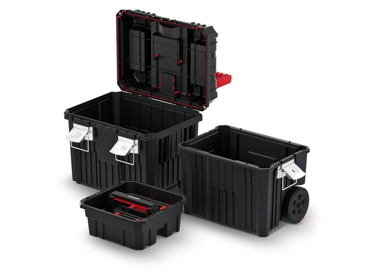 Kistenberg Werkzeugtrolley KHVWM (Komplett-Set, 3in1), 450 x 360 x 640 mm, mit gummierteren Rädern – Bild 4 von 5