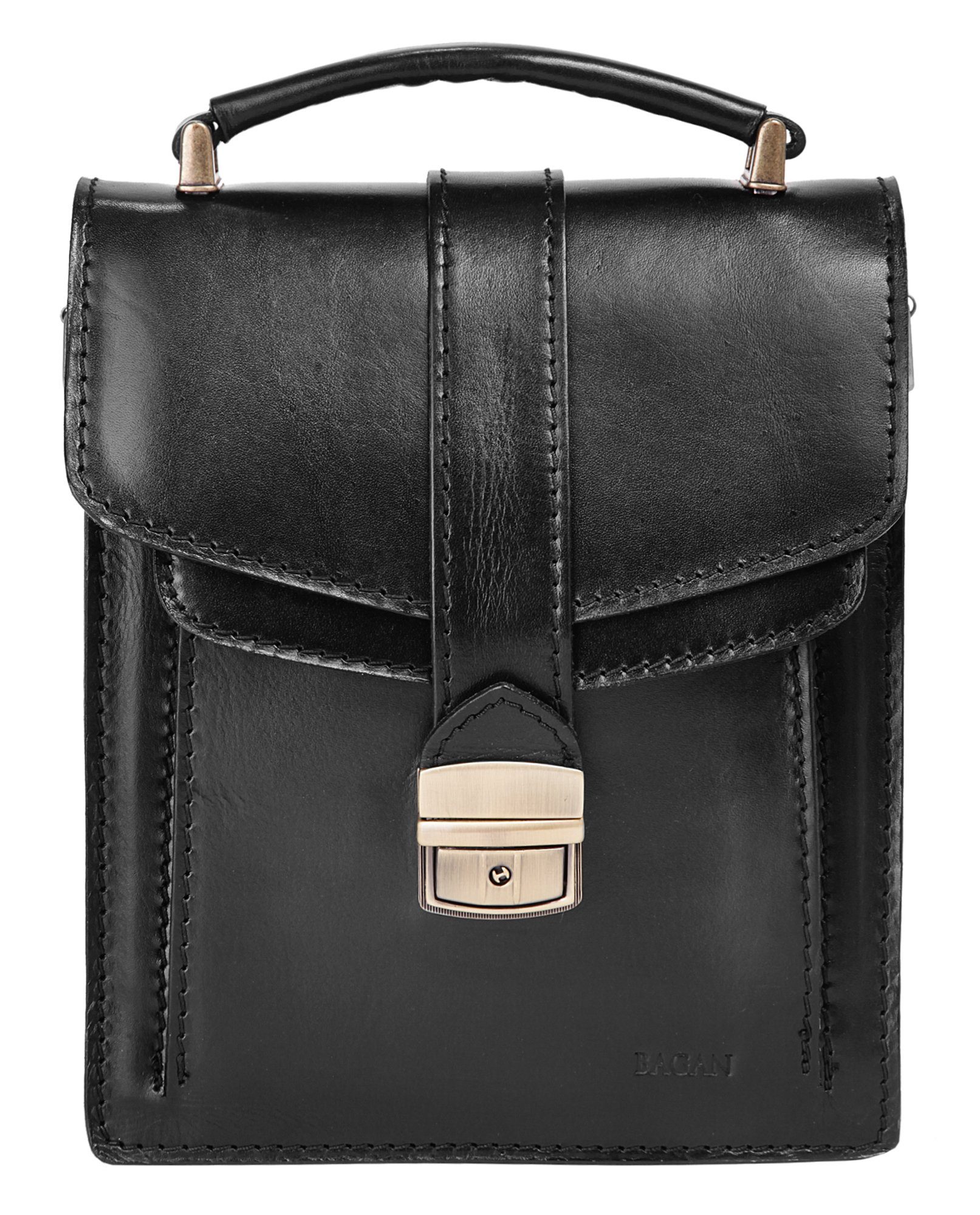 Bagan Umhängetasche, echt Leder, Made in Italy