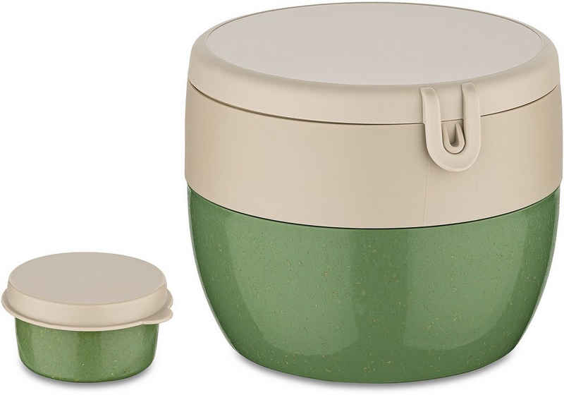KOZIOL Lunchbox »BENTOBOX M«, Kunststoff, (Set, 2-tlg), biozirkulärem Material,spülmaschinengeeignet,melaminfrei,recycelbar