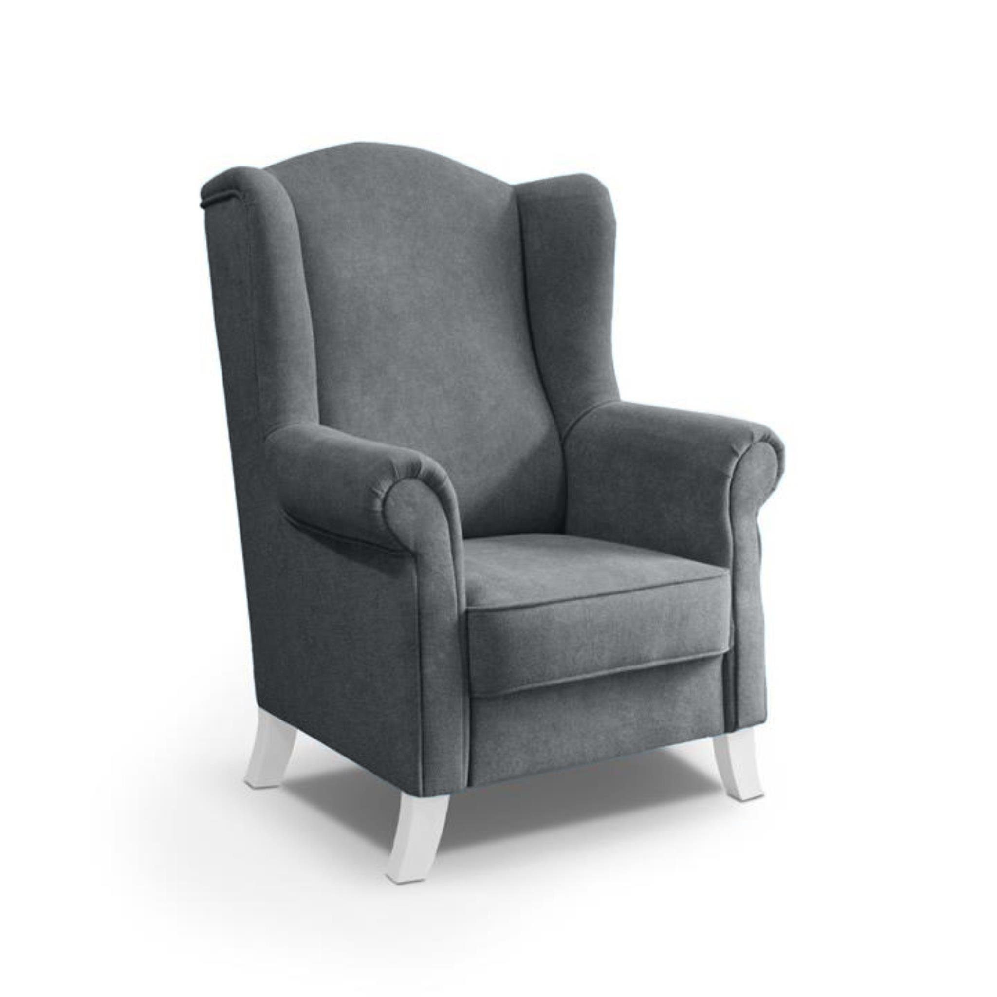 Beautysofa Ohrensessel Sessel Wohnzimmersessel Fernsehsessel LEONARDO günstig online kaufen