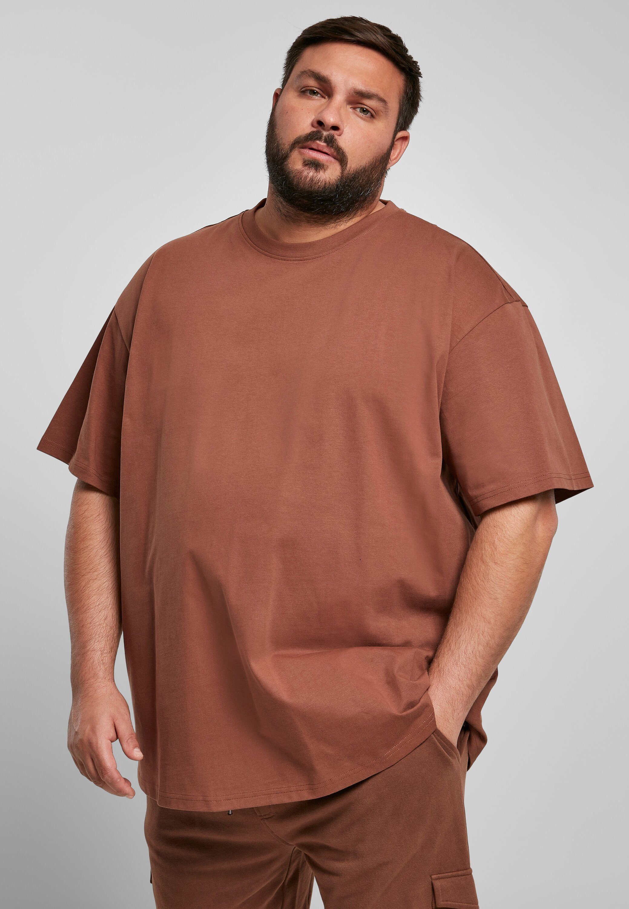 URBAN CLASSICS T-Shirt Herren Heavy Oversized Tee (1-tlg) bark