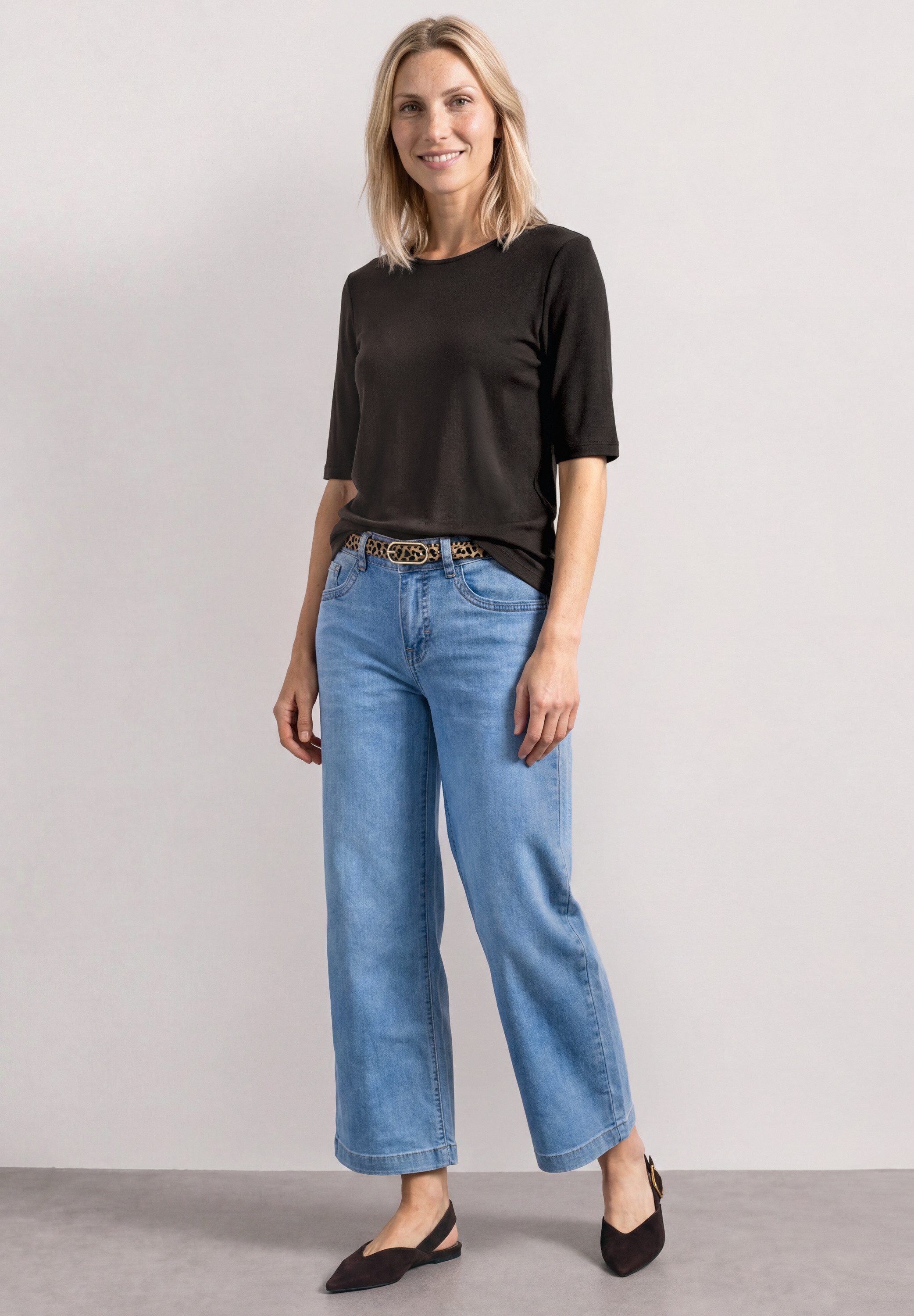 STREET ONE T-Shirt mit Rundhalsausschnitt – Bild 3 von 5