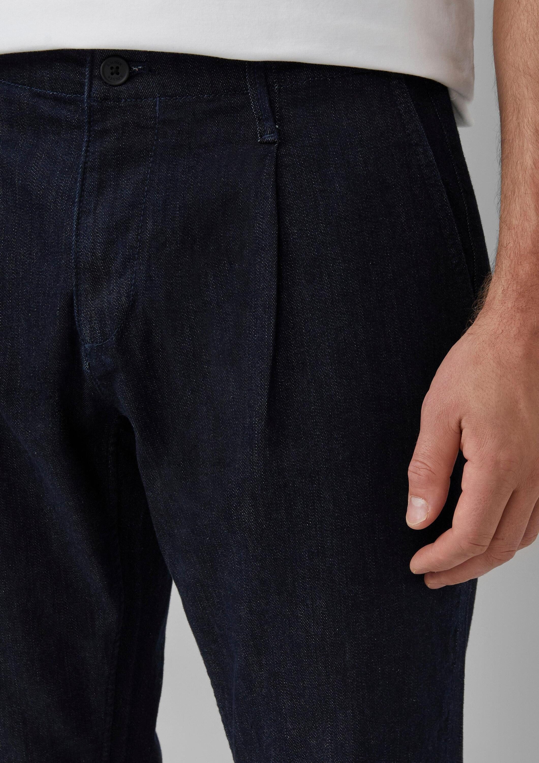 s.Oliver Regular-fit-Jeans Jeans-Hose Chinohose aus Denim