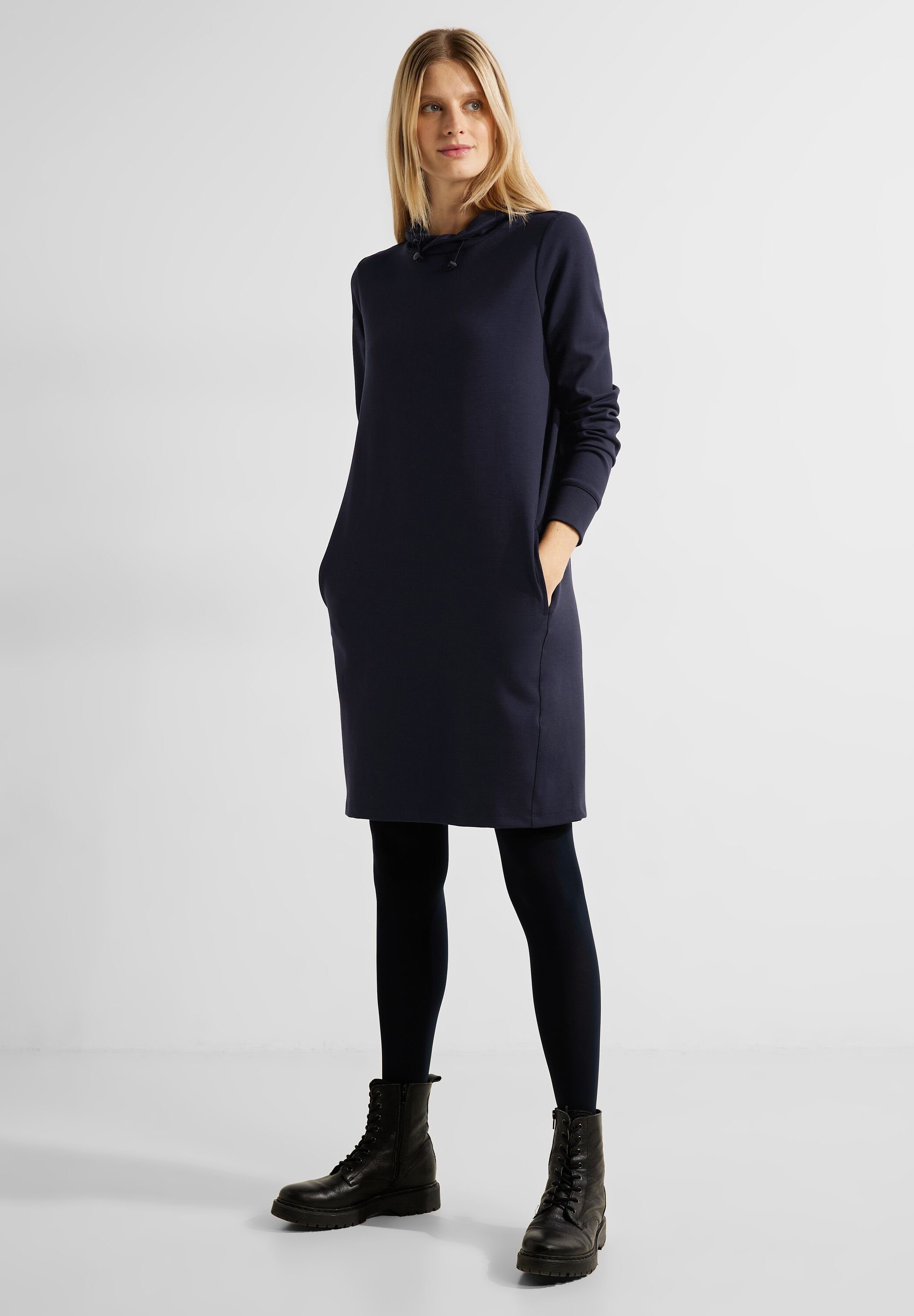 CECIL Jerseykleid mit Eingrifftaschen