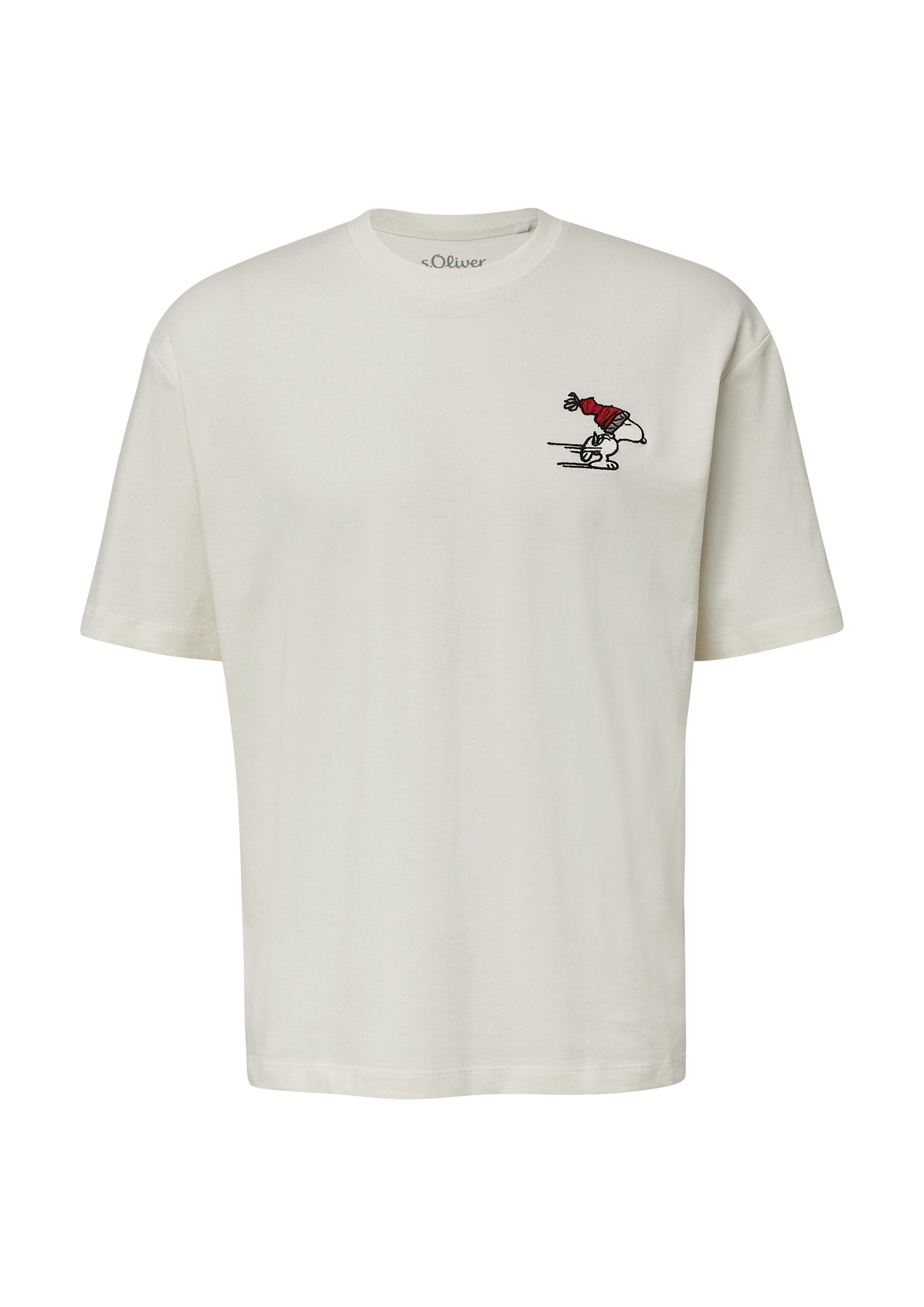 s.Oliver Kurzarmshirt T-Shirt T-Shirt mit Peanuts®-Artwork im Relaxed Fit günstig online kaufen