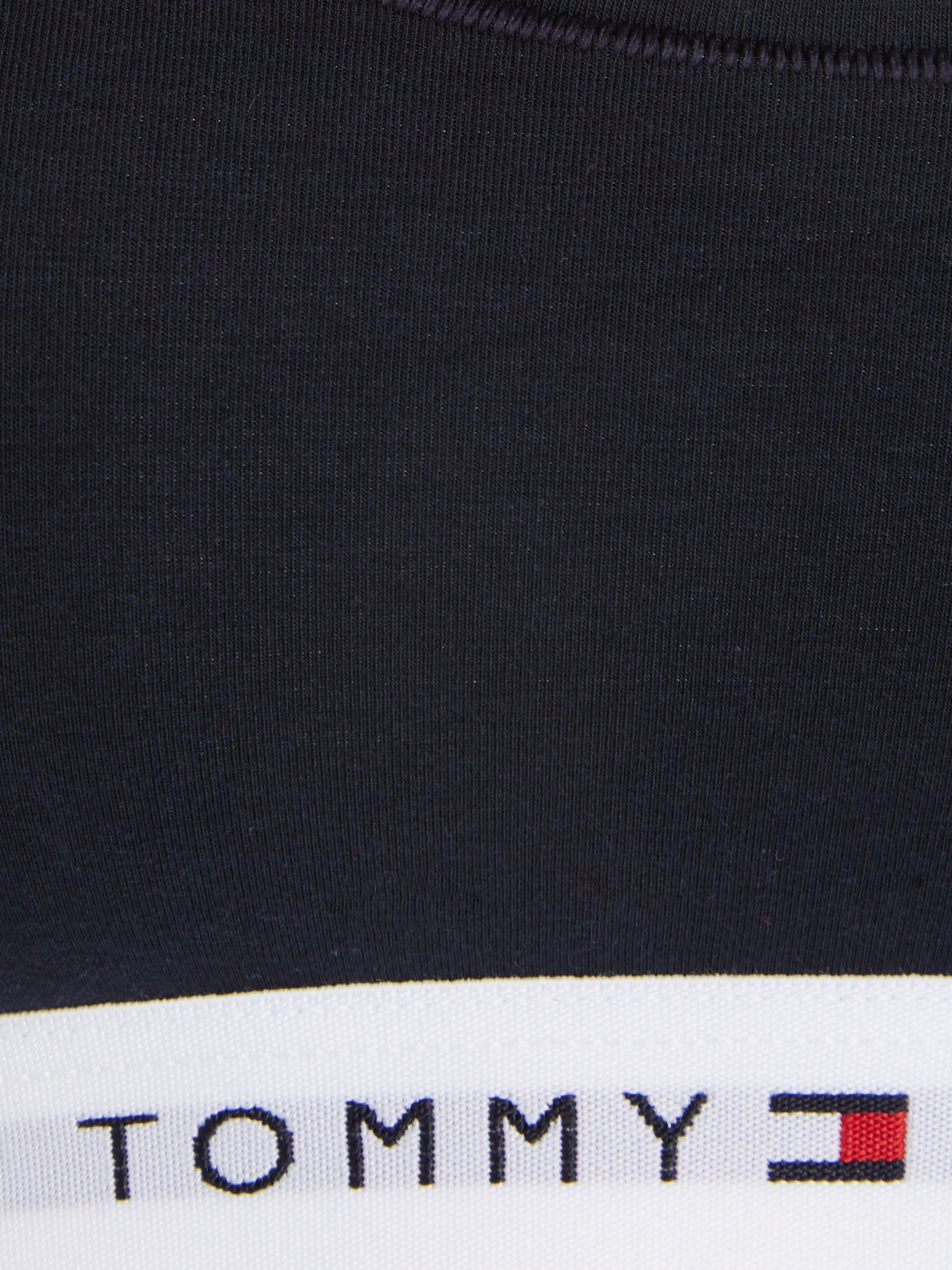 Tommy Hilfiger Underwear Sport-Bustier mit Hilfiger Desert Schriftzügen auf Sky (dunkelblau) dem Tommy Unterbrustband