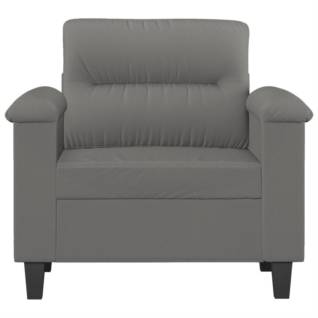 vidaXL Sofa Sessel Dunkelgrau 60 cm günstig online kaufen