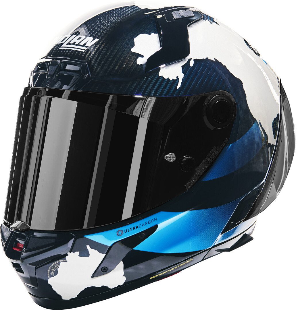 NOLAN Motorradhelm X-804 RS Ultra Carbon 30TH Anniversary Special Helm, Notfallsystem-Polsterung (EQRS)