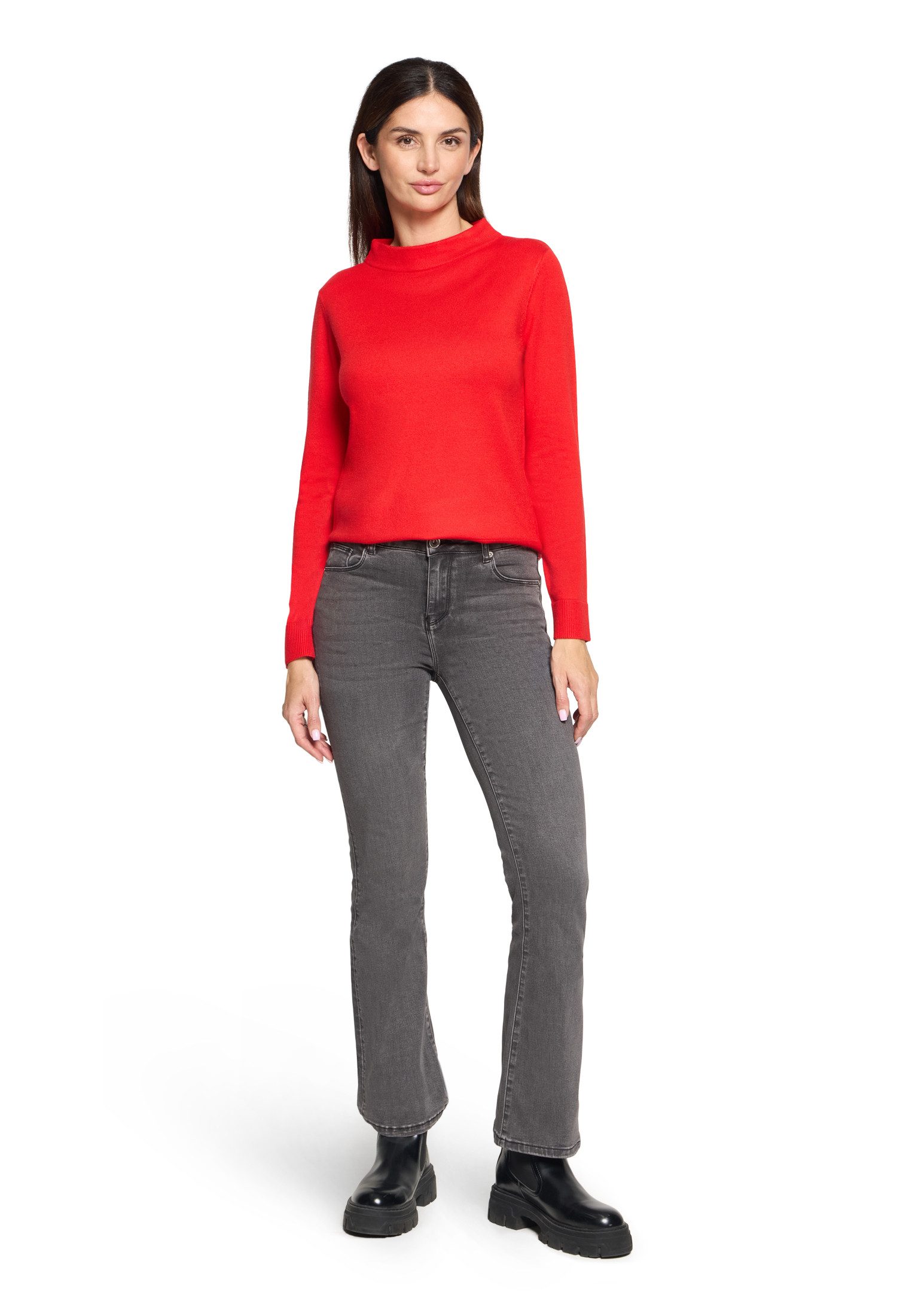 Betty Barclay Strickpullover Damen mit Stehkragen (1-tlg)