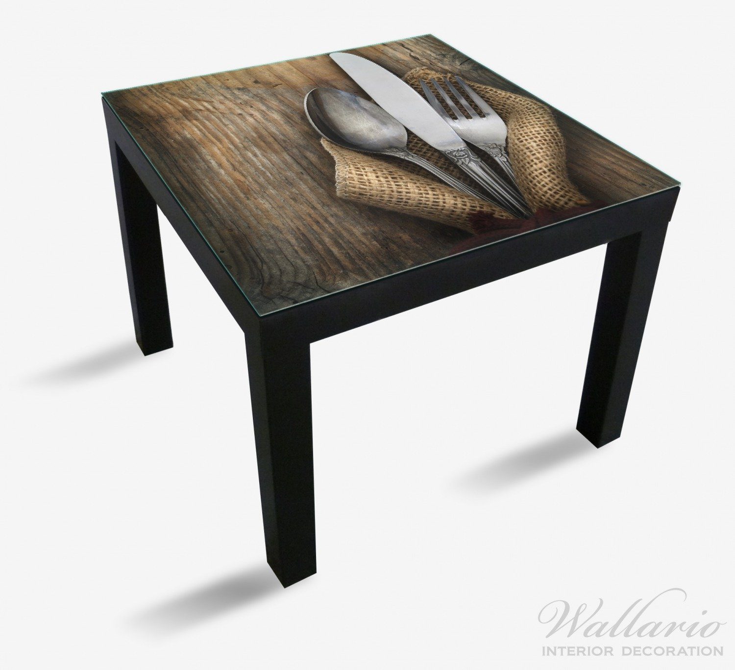 Lack Tisch für geeignet Wallario Set Besteck Ikea St), (1 Tischplatte
