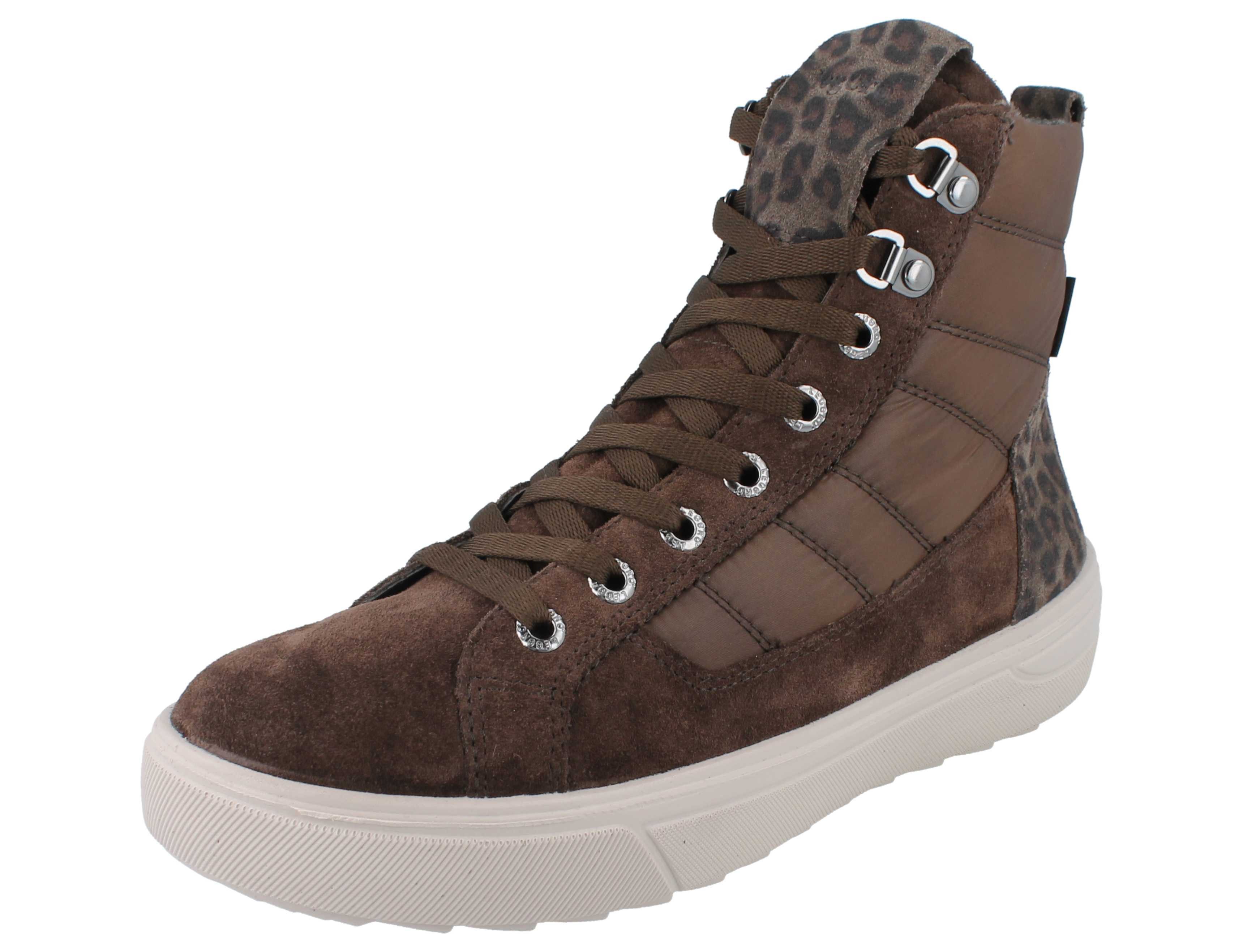 Legero LEGERO Milena Damen High Sneaker Veloursleder braun Textil Goretex - Stiefel Wasserdicht