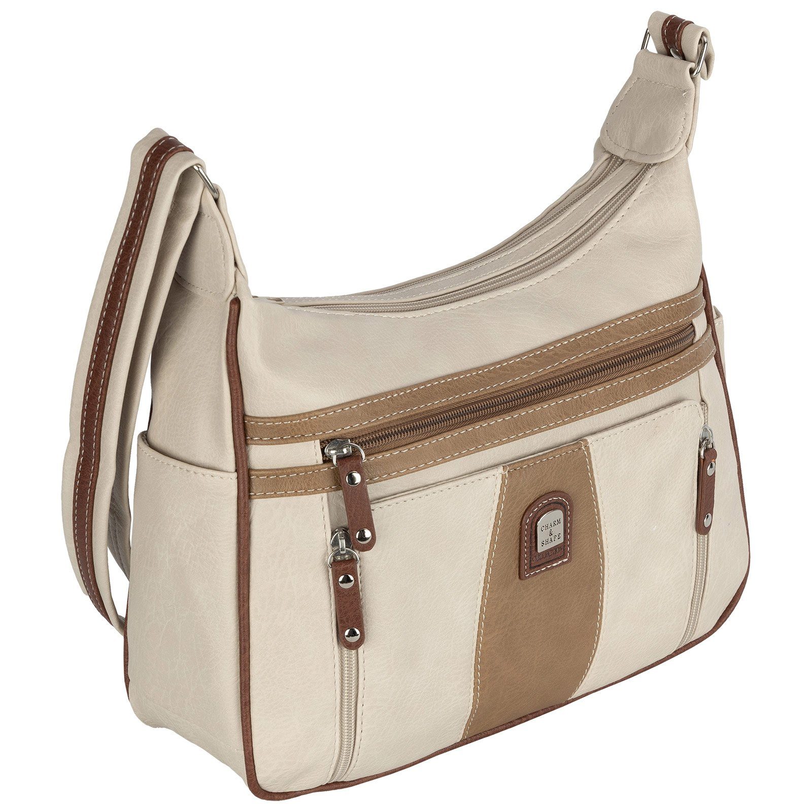 Umhängetasche Damen Tasche Schultertasche Umhängetasche Leder Optik Handtasche