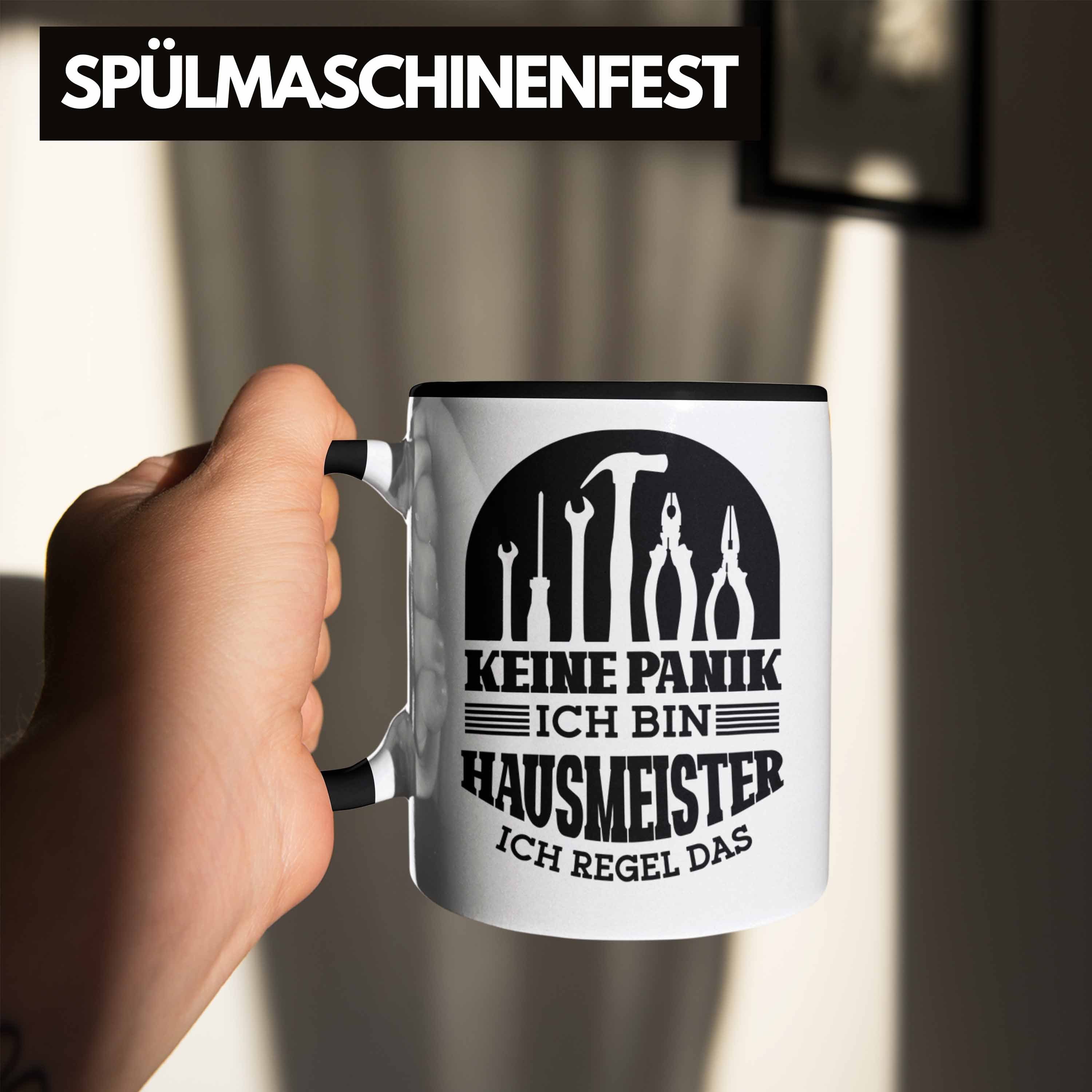 Trendation Tasse Hausmeister Tasse Geschenk Lustiger Spruch Geschenkidee für Hausmeiste – Bild 4 von 5