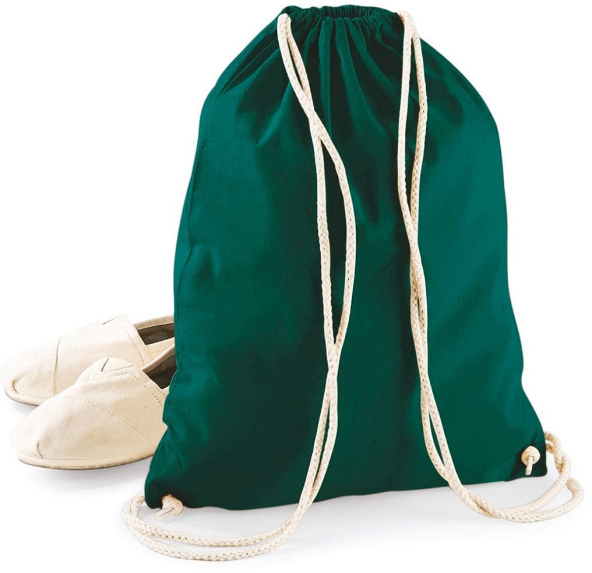 Westford Mill Turnbeutel Baumwoll Gymsac / Turnbeutel, 37 x 46 cm