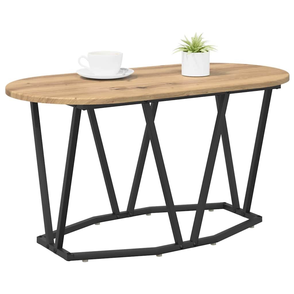vidaXL Couchtisch Couchtisch Eiche handwerklich 80 günstig online kaufen