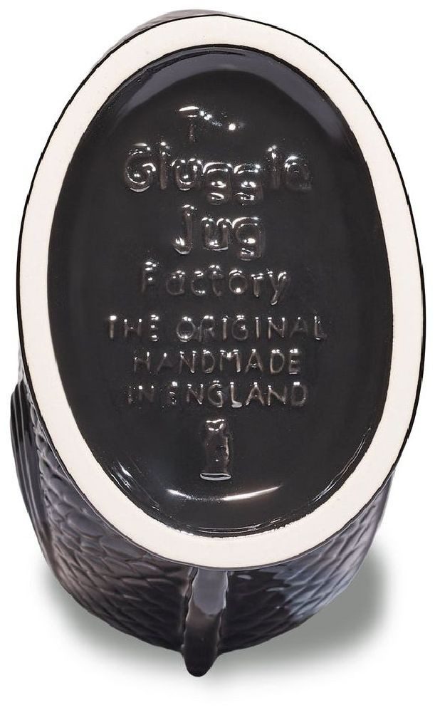 Gluckigluck Wasserkaraffe, (Original Gluggle Jug aus England), mit Gluckergeräusch, handgefertigt, ikonisches Fisch-Design, 1,2 L