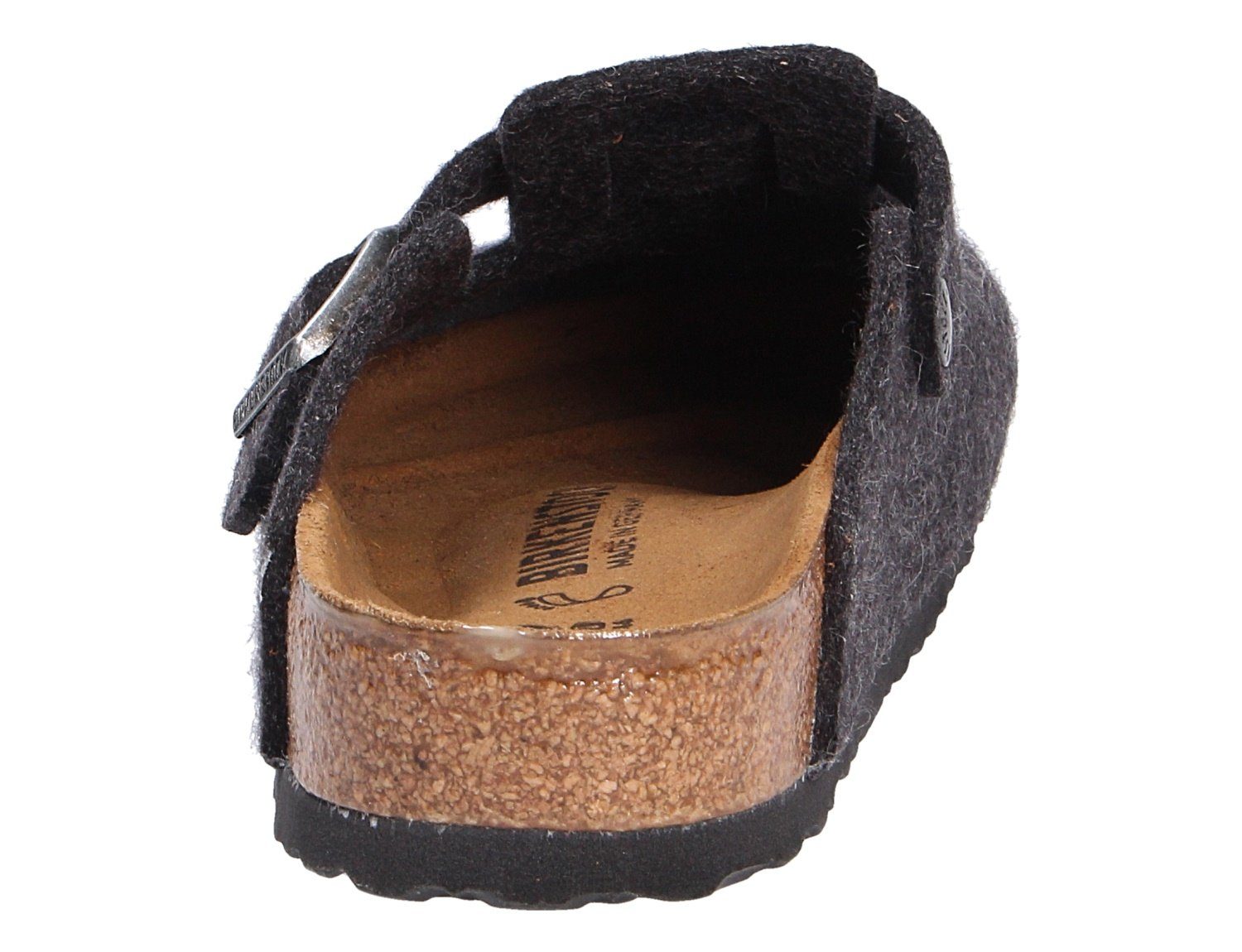 Pantolette (Normal) Obermaterial Birkenstock Weiches Anthrazit