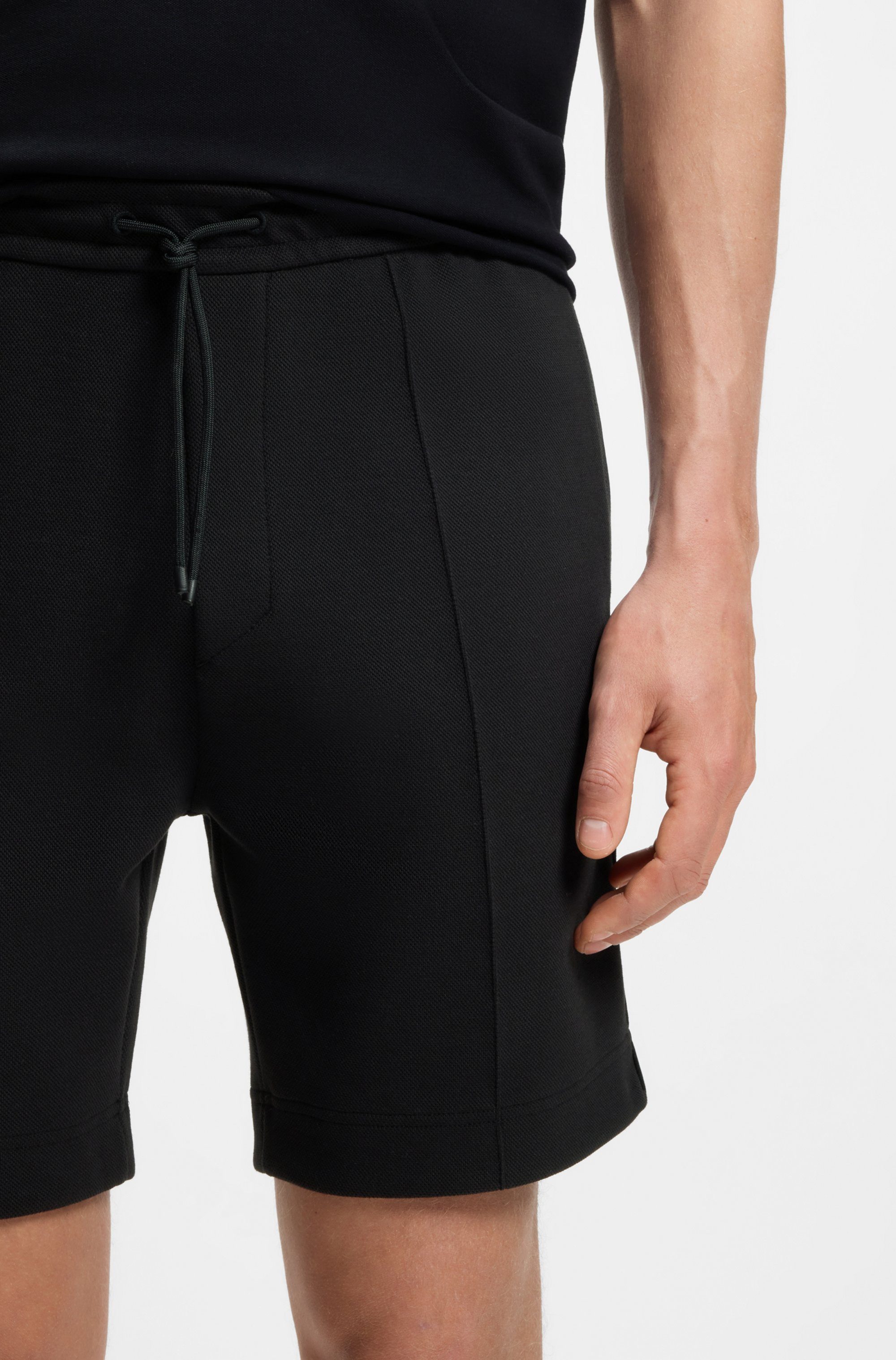 BOSS GREEN Shorts Join Headlo Piqué-Qualität mit Paspeln