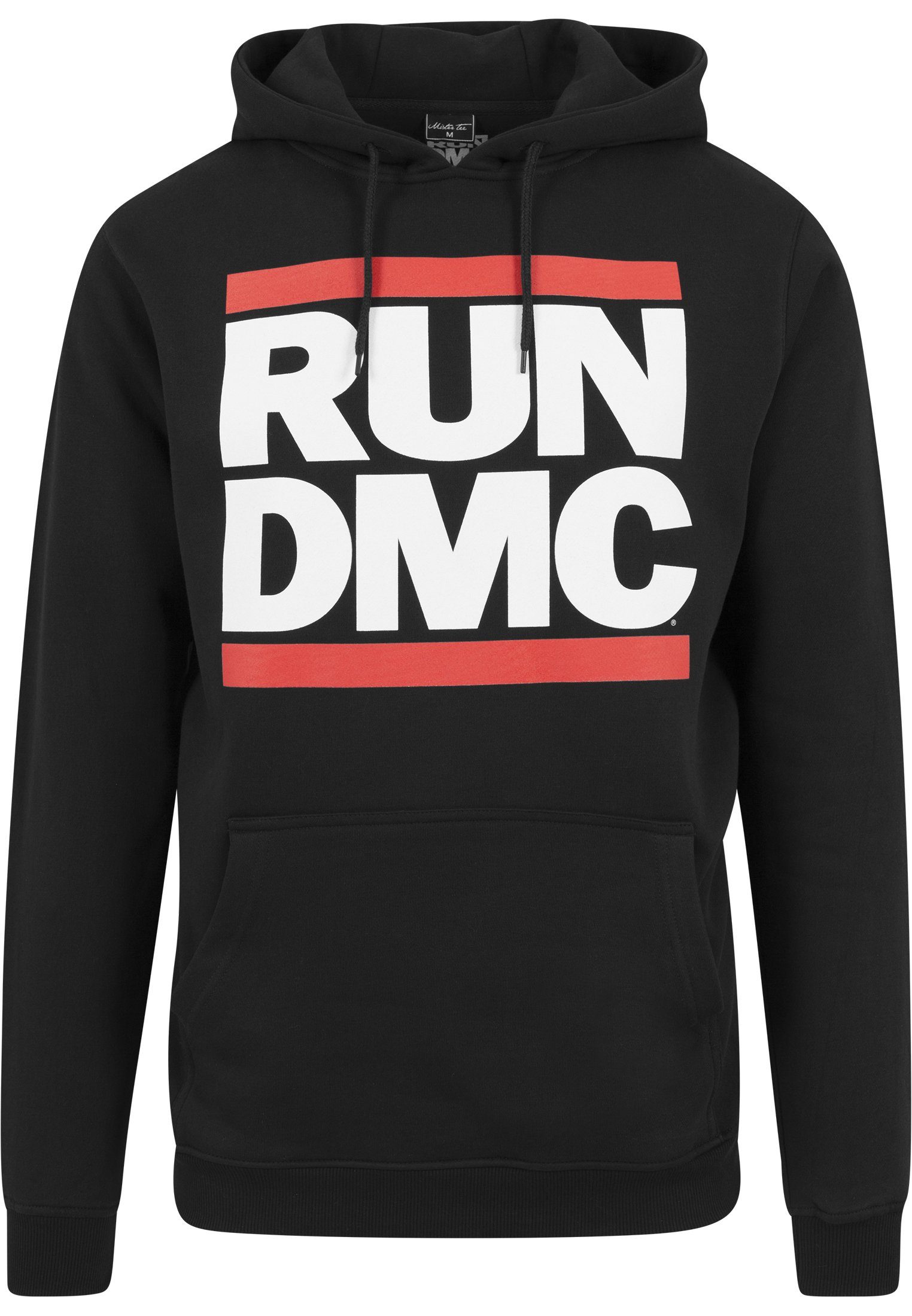 MisterTee Sweater Herren Run Logo Logo Hoody (1-tlg) DMC Run DMC black MT274