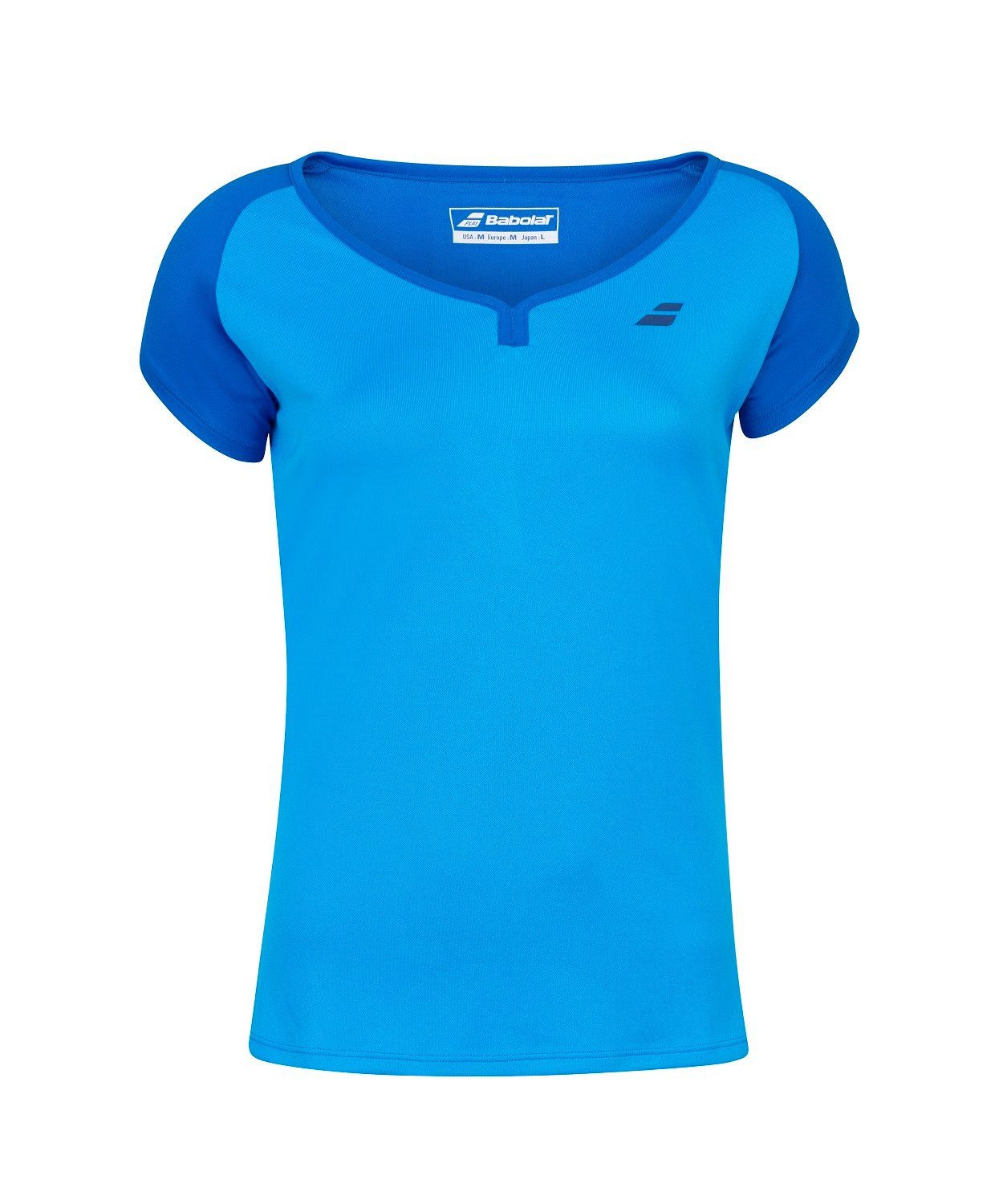 Tennisshirt Play Club Cap Sleeve hellblau Mädchen