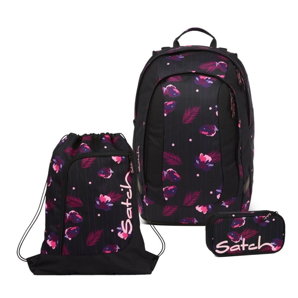 Satch Schulrucksack Air (3tlg., inkl. Schlamperbox und Sportbeutel)