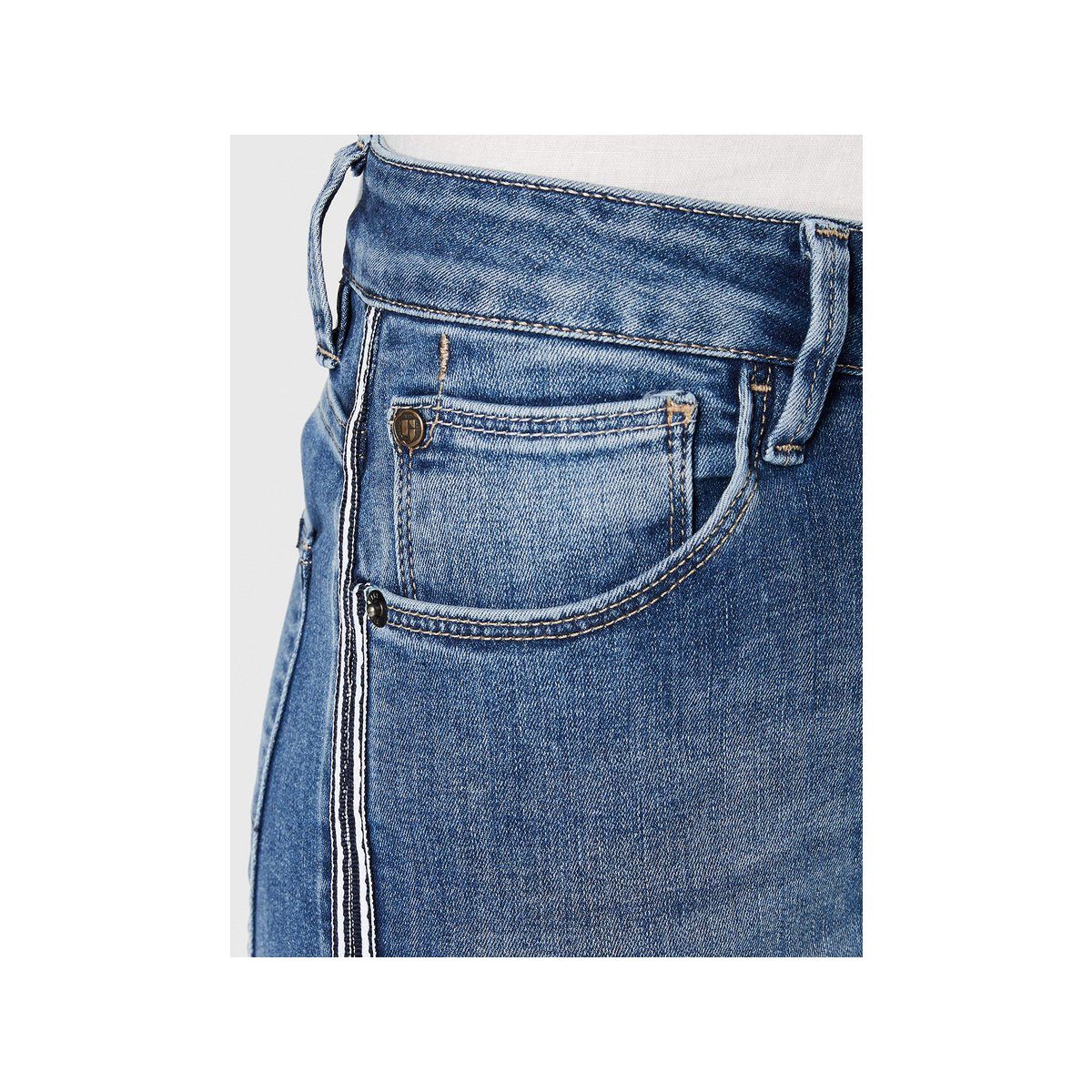 Garcia 5-Pocket-Jeans blau regular (1-tlg)
