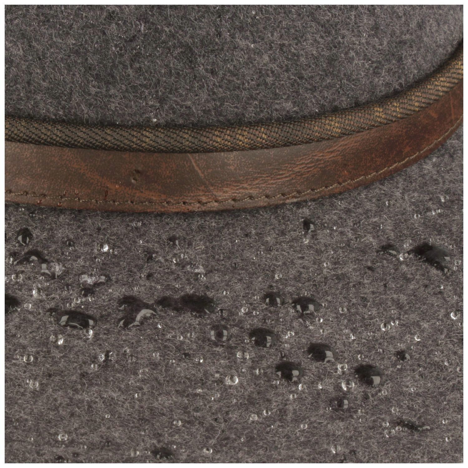 Breiter Filzhut rollbar aus Wollfilz