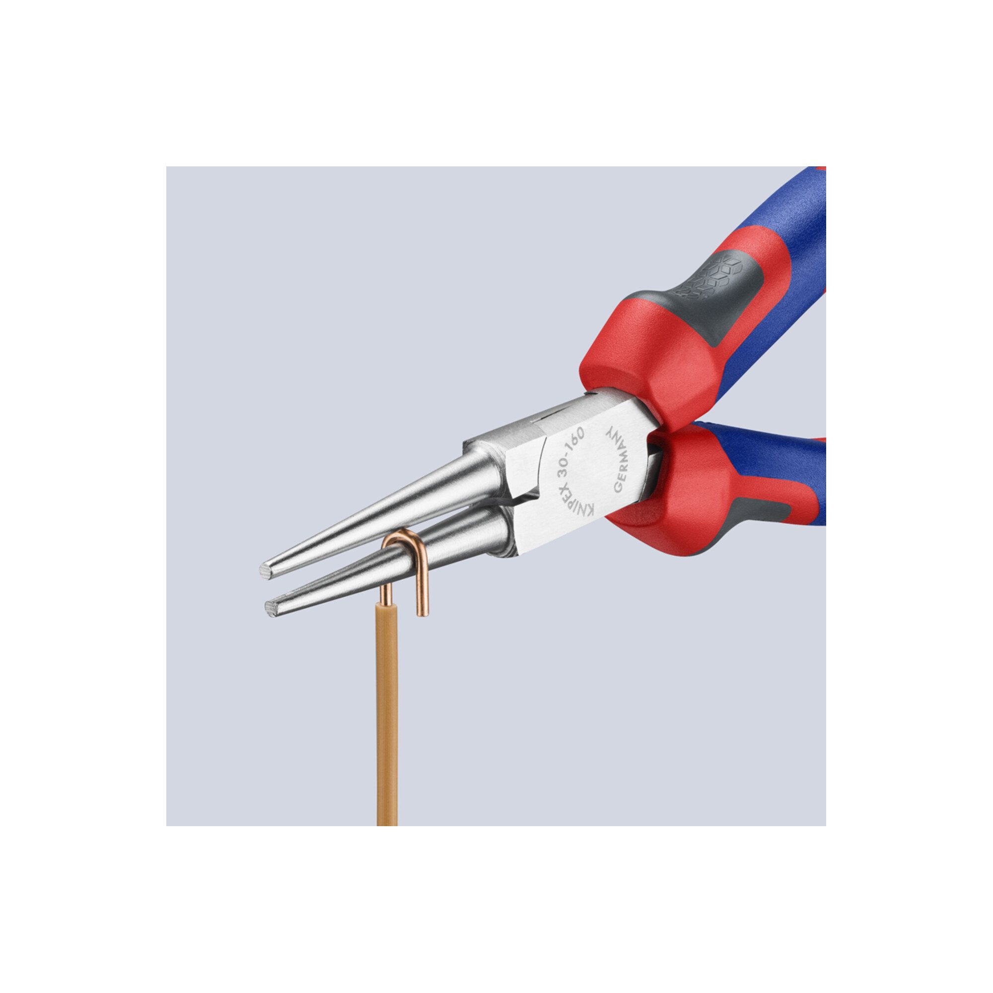 Knipex Blechschere KNIPEX 30 35 160 Langbeckzange mit Comfort-Griffen verchromt 160 mm