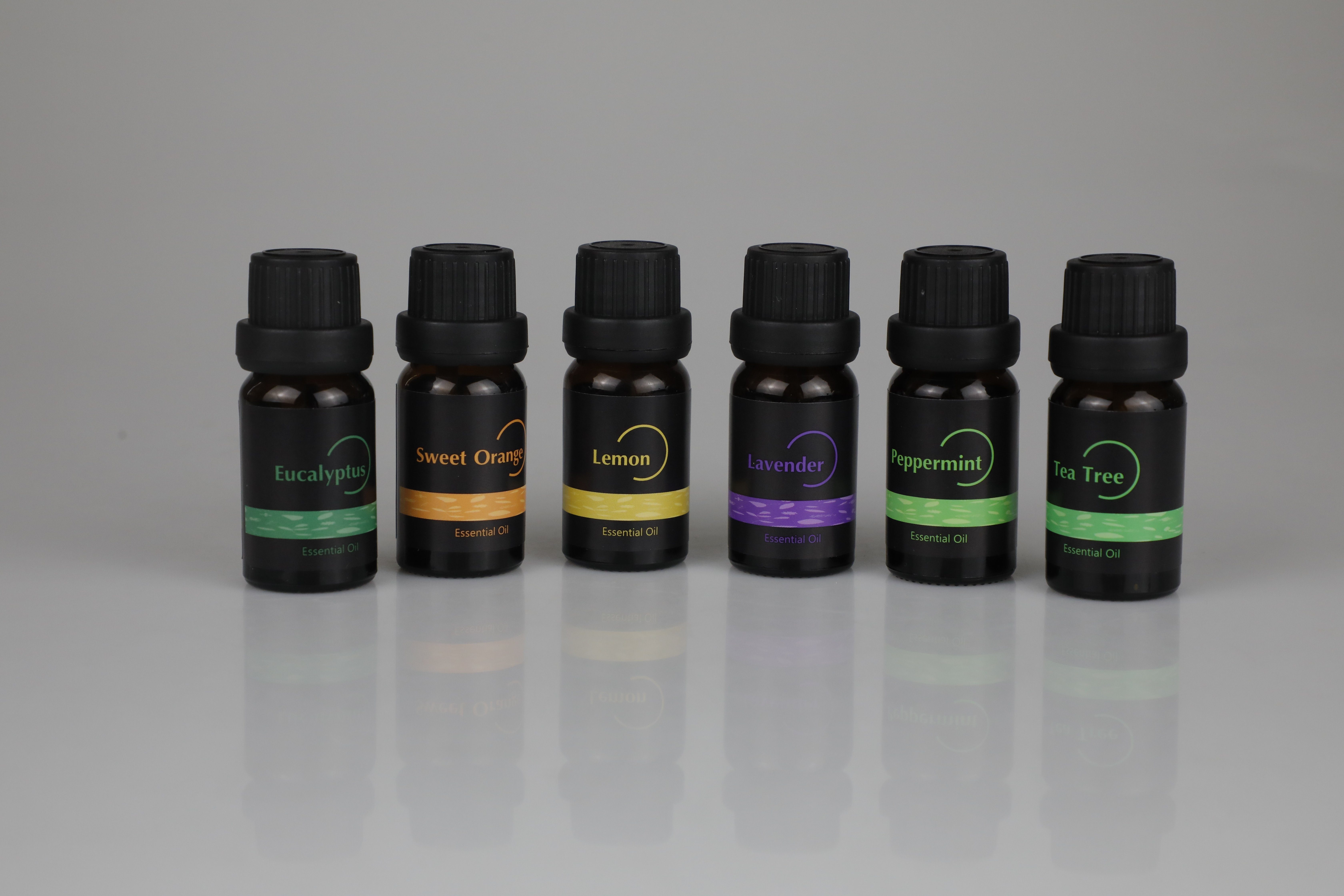 Hyrican Duftöl Sense Aroma-Öl für Diffuser/Diffusor, Lavendel, Teebaum,  Lemon, Minze, Eukalyptus, Orange