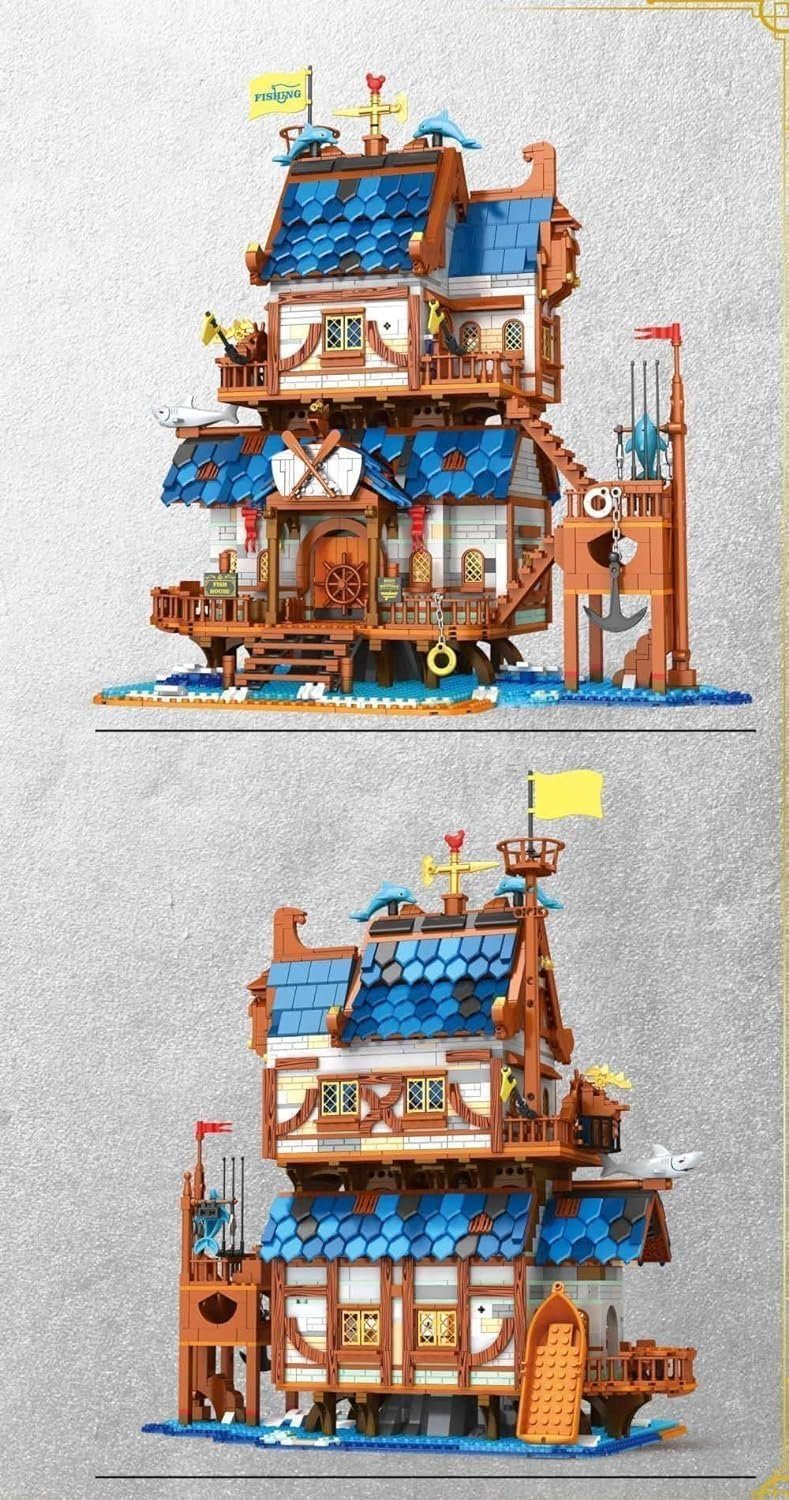 Reobrix Reobrix 66007 Angelladen - European Century Serie Konstruktionsspielsteine, (2450 St)