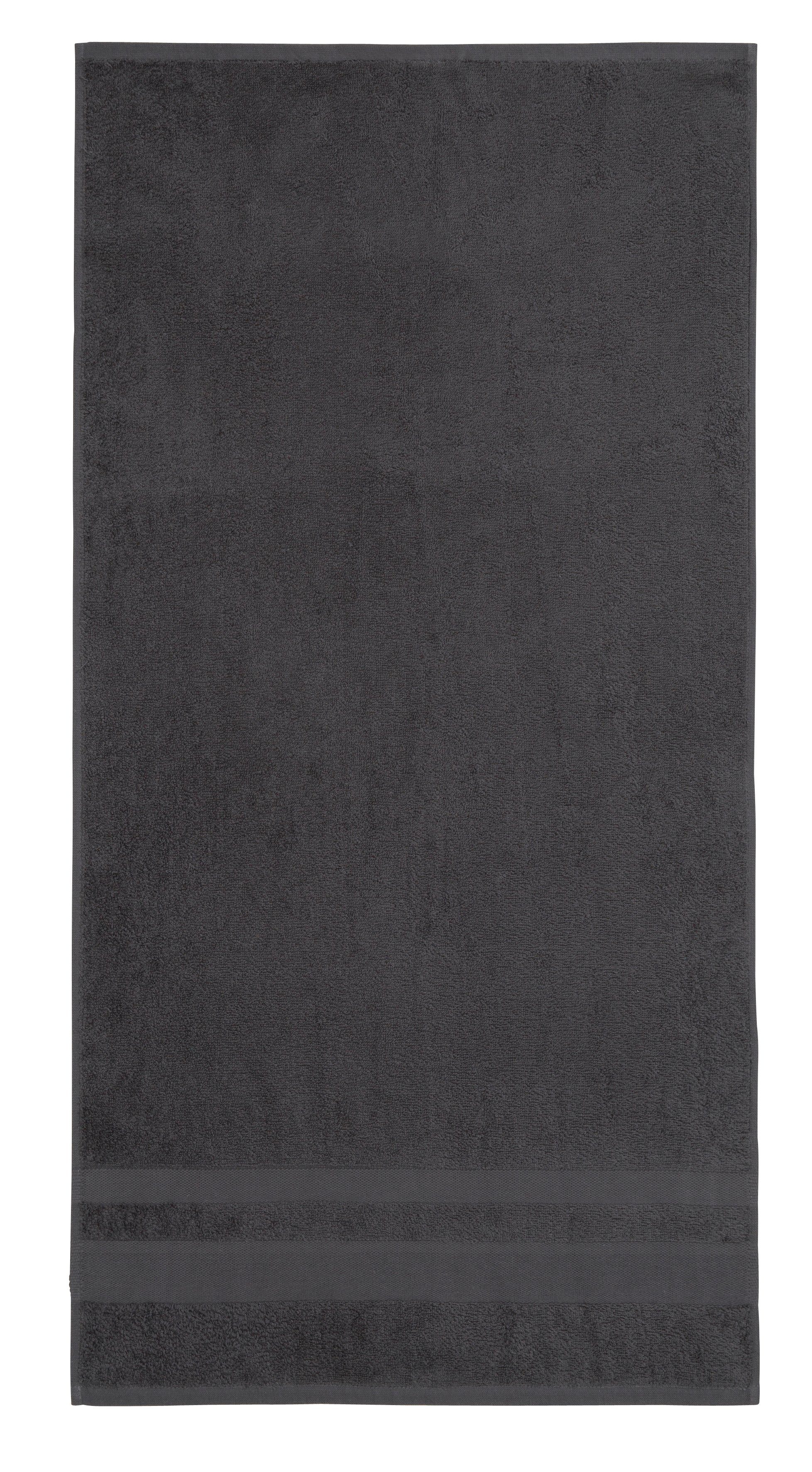 OTTO home Handtücher Vanessa, 8 Handtücher, 50x100cm, in Standard- und Premium-Qualität, Walkfrottee (Set, 8-St), Handtücher mit Bordüre, 100% Baumwolle, einfarbig, weich