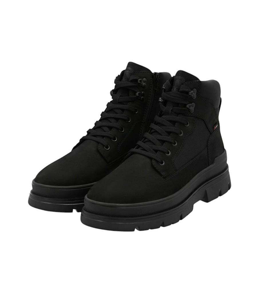 Rieker Winterschuhe U1270-00 (Schnürstiefel mit Innenfutter, Rauleder) Winterstiefel