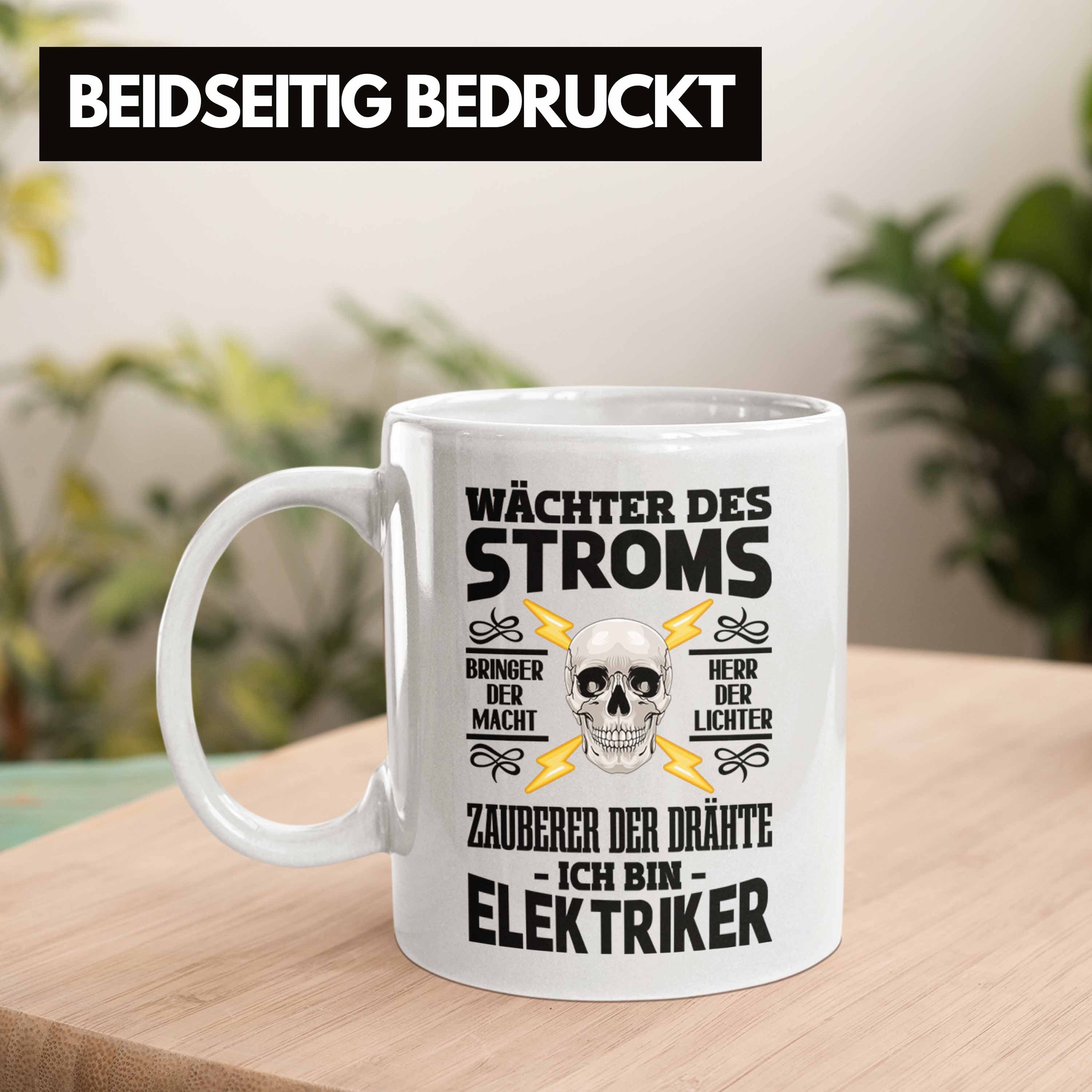Kaffeebecher Lustig Trendation Gadget Trendation Weiss Männer Geschenke Tasse für - Geschenk Elektriker Tasse Spruch