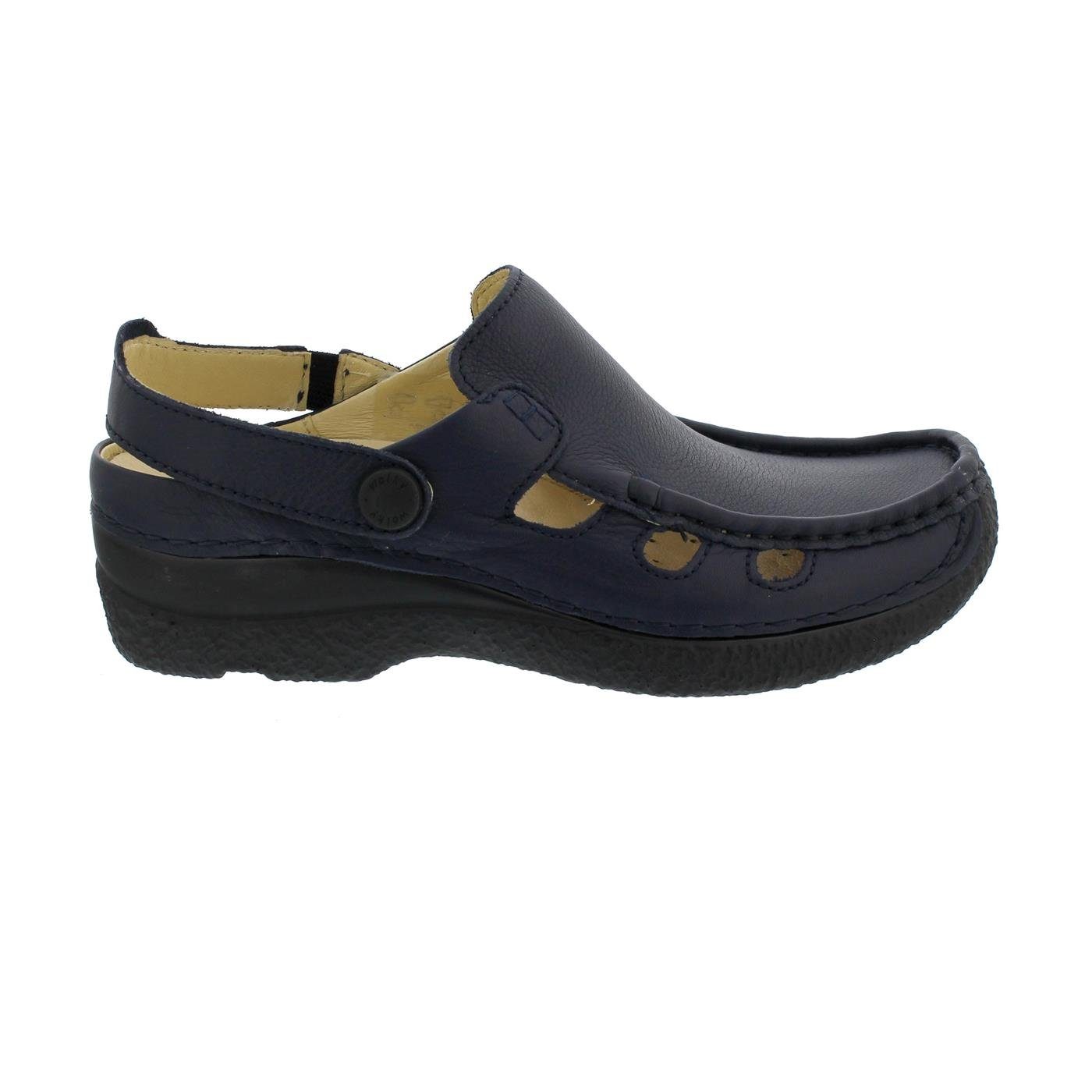 Wolky Roll Multi Clog, Nappa leather, denim-summer, 0622020-827 Clog